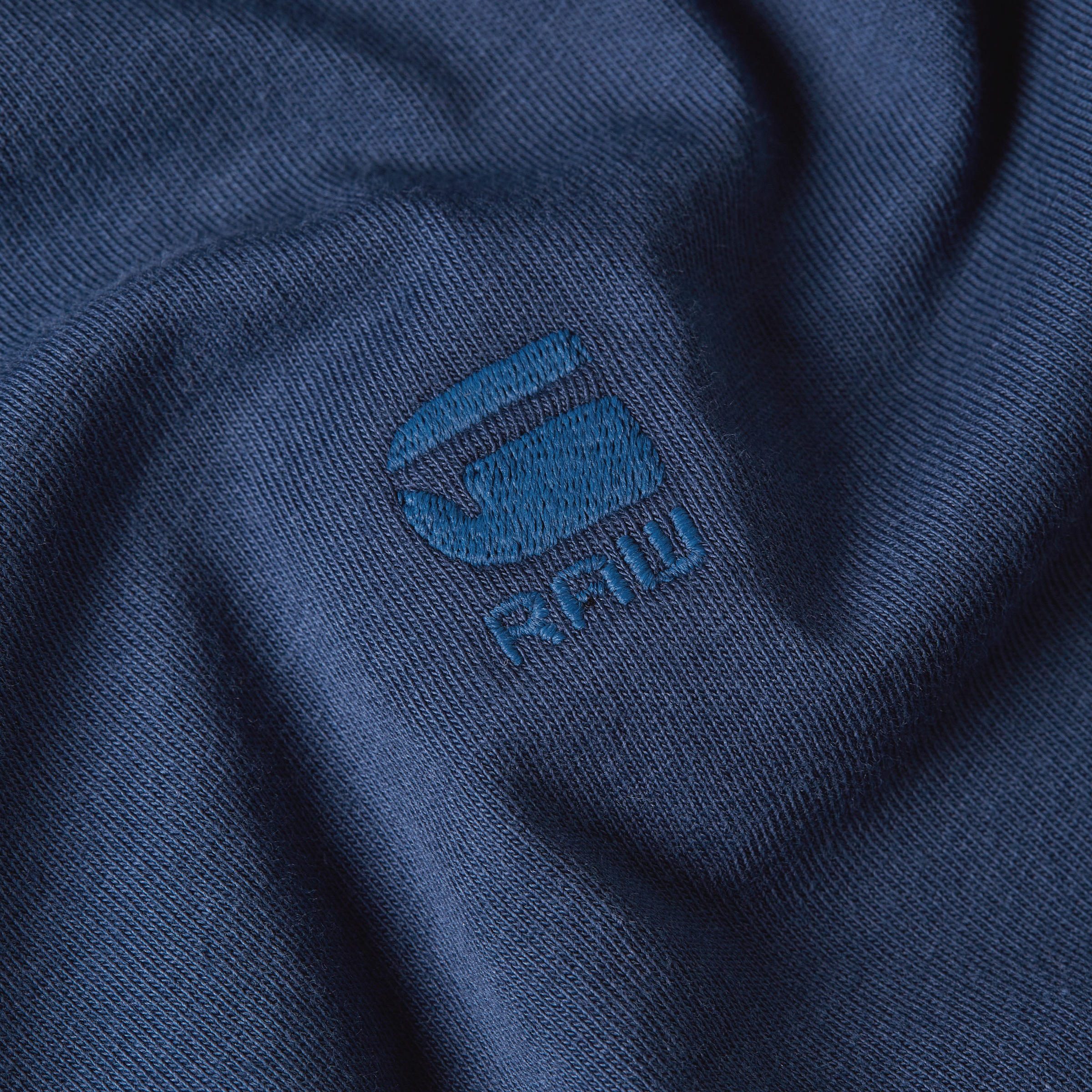 G-STAR T-Shirt »Nifous« Rundhals, mit Rippeinsatz