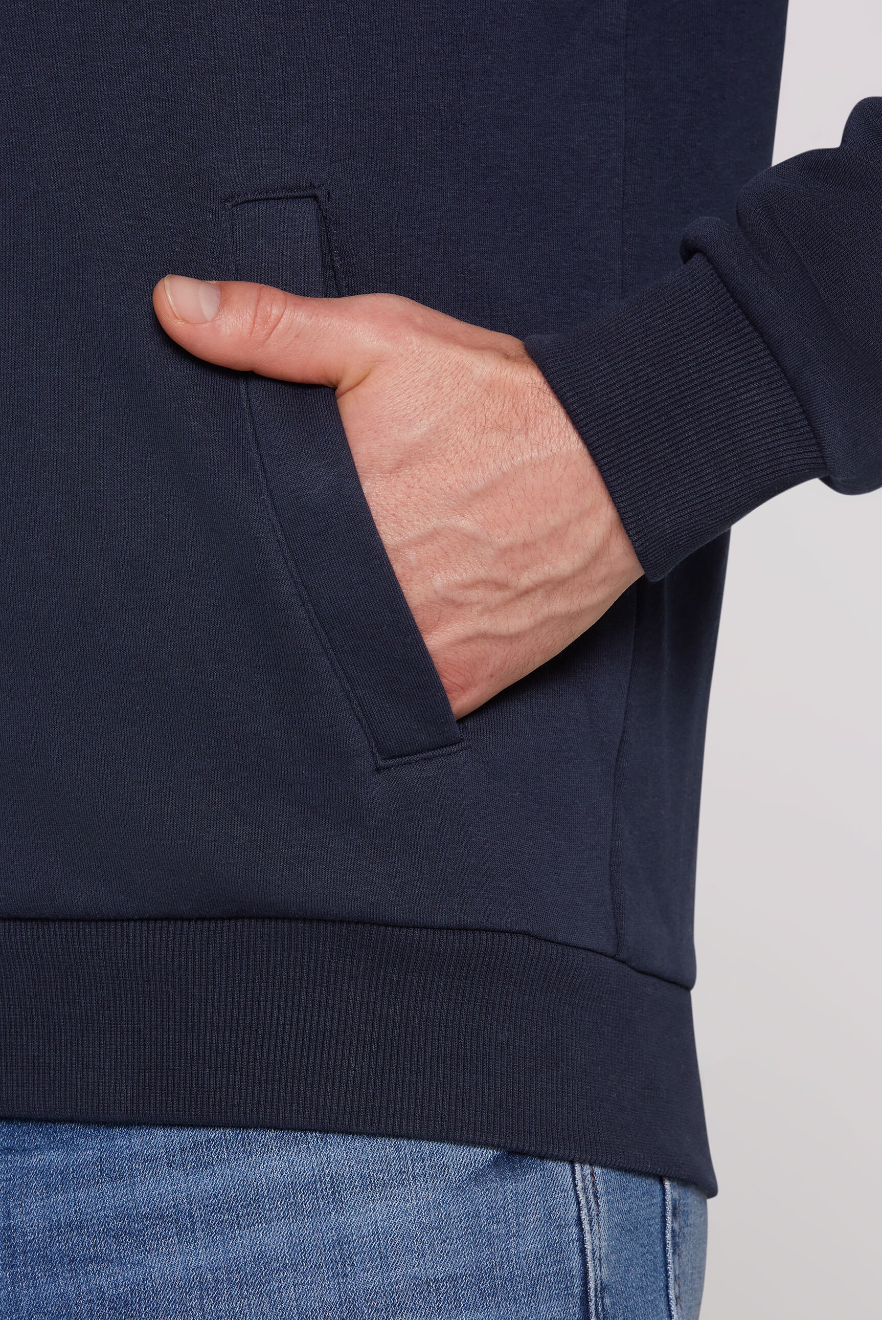 CAMP DAVID Kapuzensweatjacke, mit weicher Innenseite