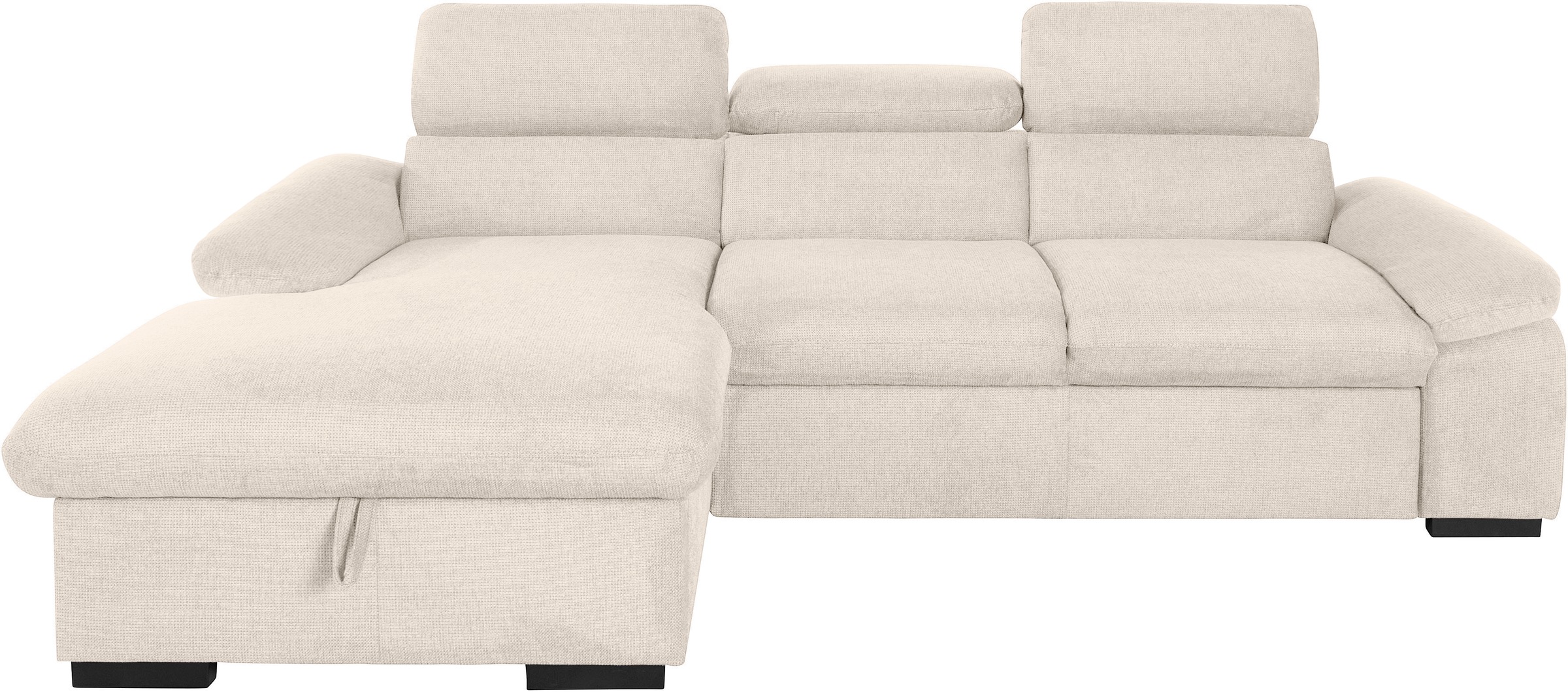 COTTA Ecksofa "Lola L-Form mit Kopfteilfunktion & Hocker", (Set, mit Hocker günstig online kaufen