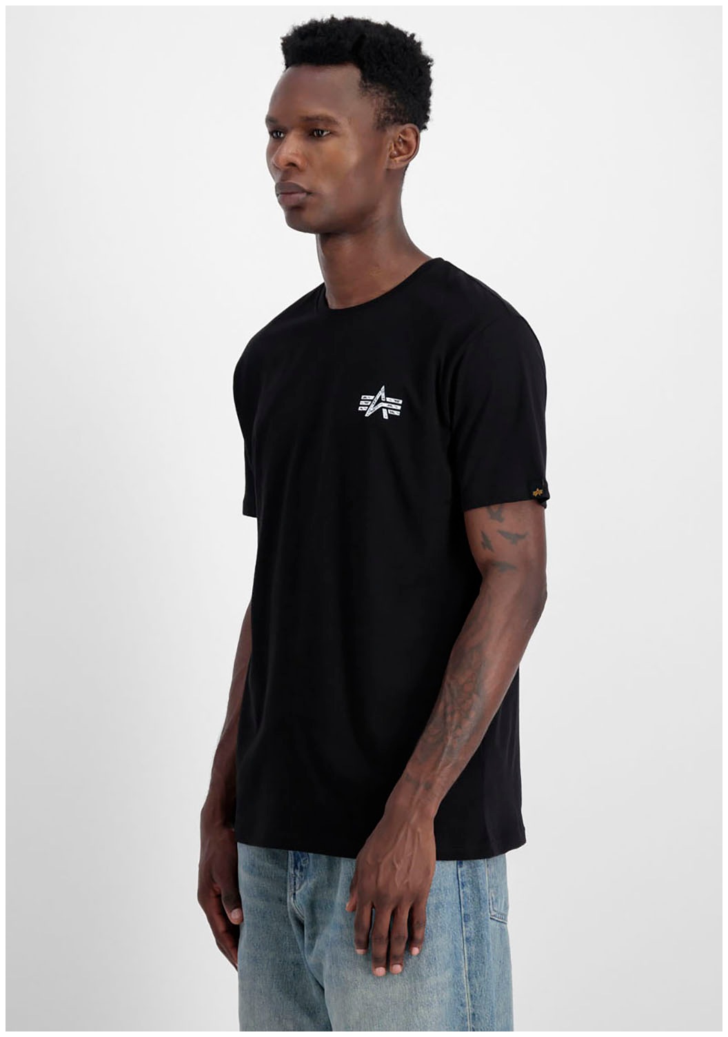 Alpha Industries Rundhalsshirt "Signature BP T" Baumwolle, regular fit günstig online kaufen