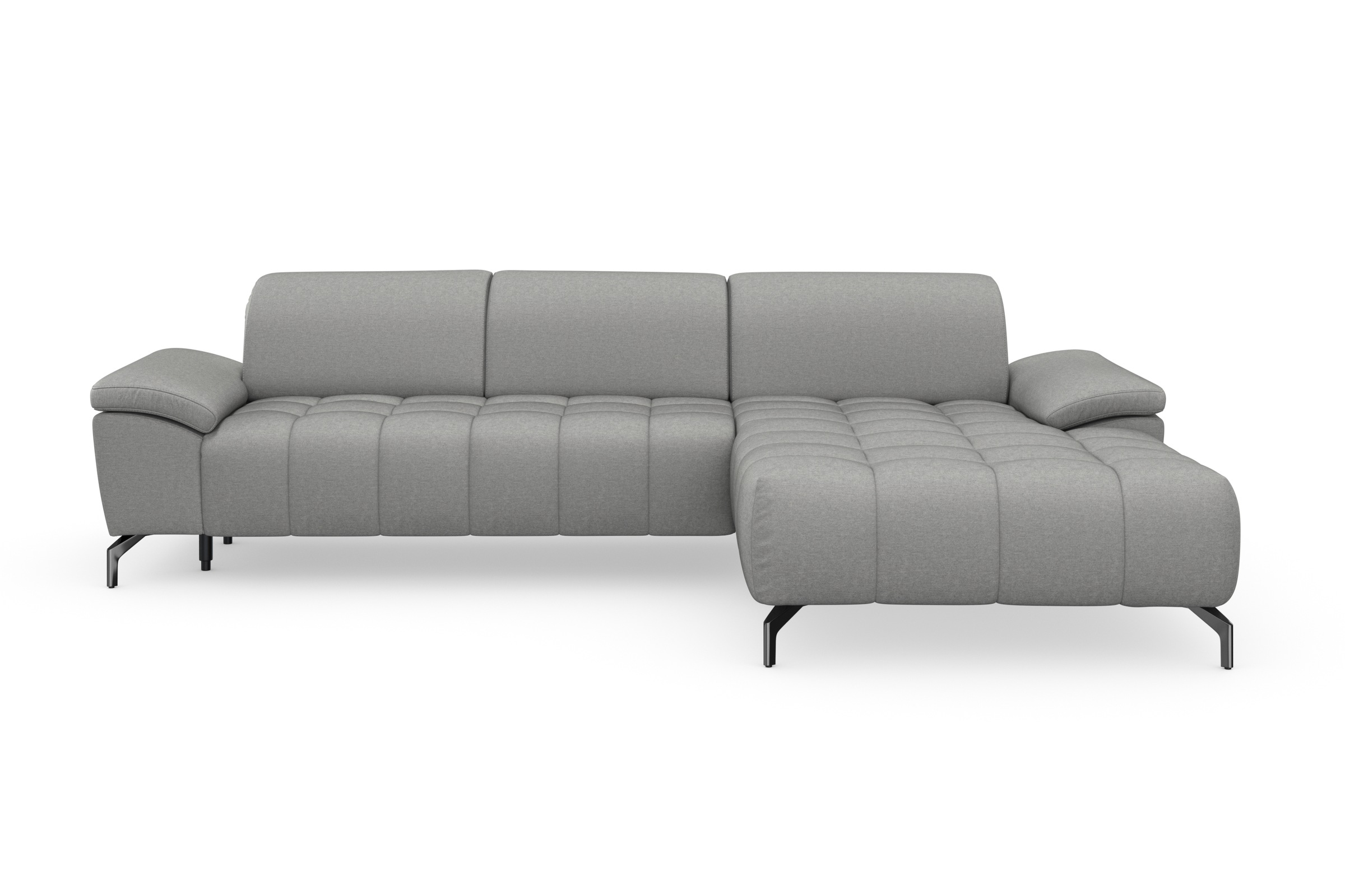 sit&more Ecksofa »Cool L-Form«, wahlweise mit Kopfteilverstellung und Vorziehsitz, motorisch