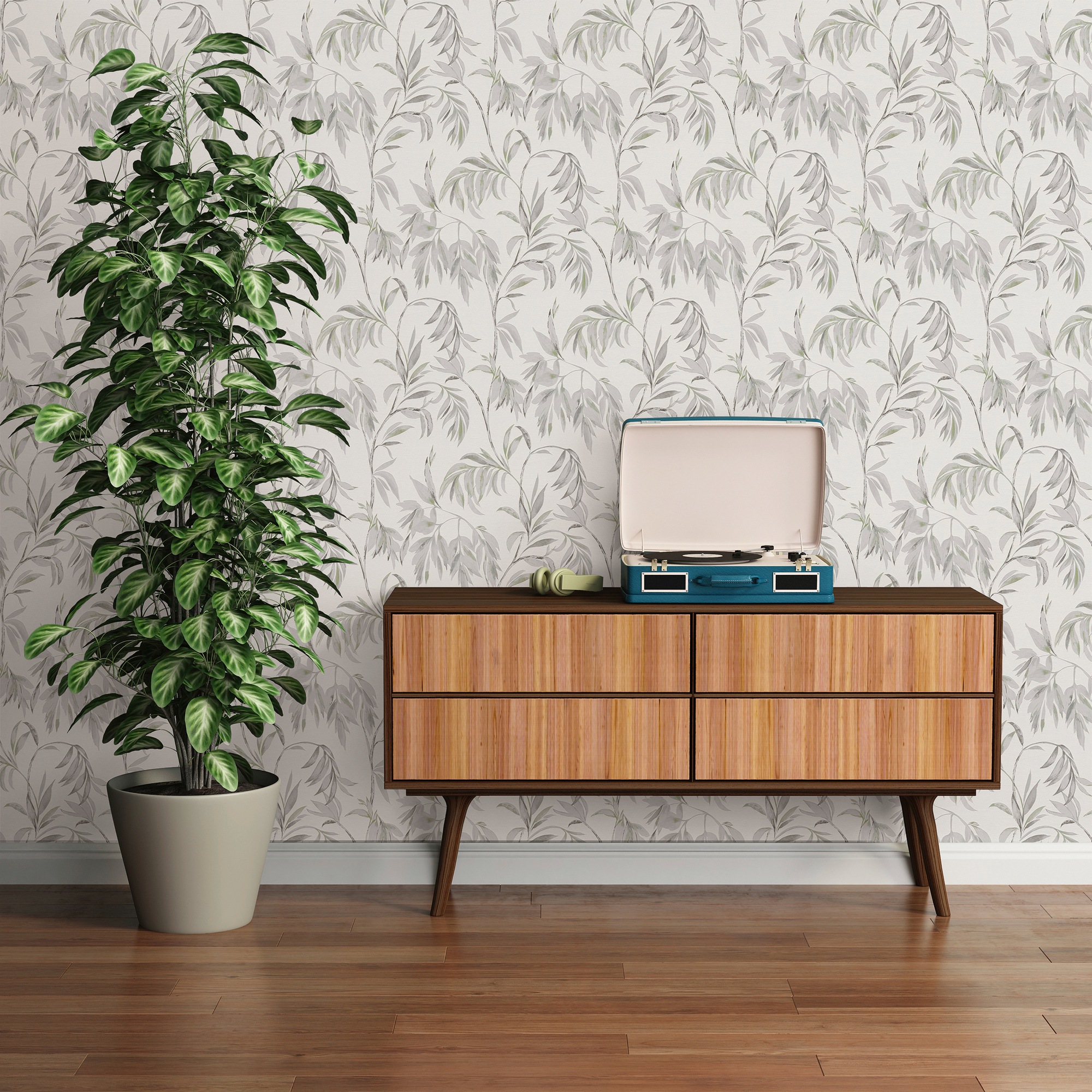 A.S. Création Vliestapete »Attractive«, floral-botanisch-Wald, Tapete Blumen Tapeten Wohnzimmer Schlafzimmer Küche modern Design Büro