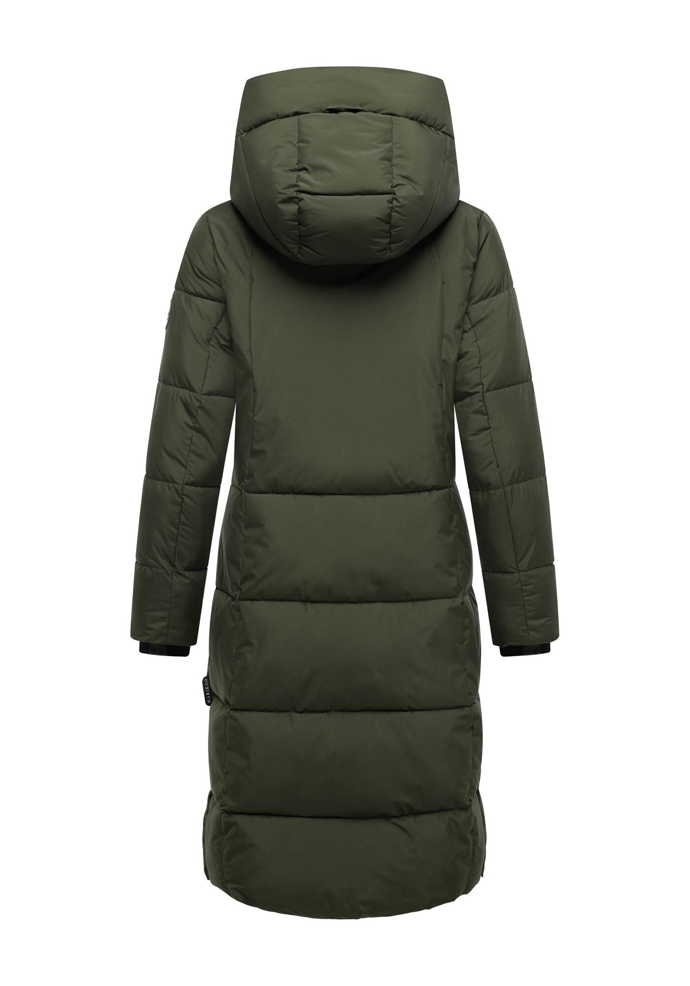 Marikoo Winterjacke »Chumanii« Warmer Wintermantel mit langem Schnitt für kalte Tage.