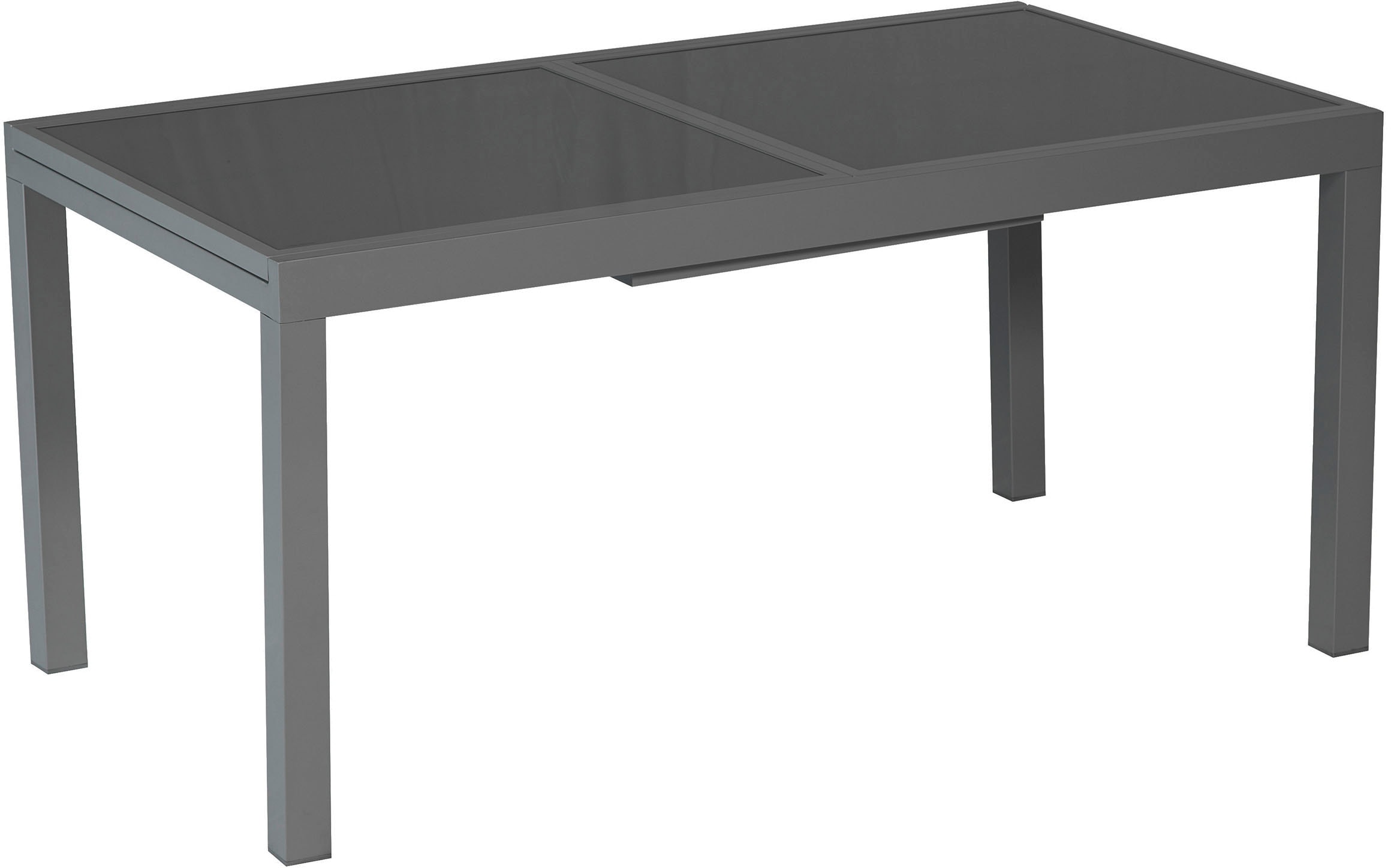 MERXX Garten-Essgruppe »»Milano««, (Set, 7 tlg.), Sessel stapelbar, Tisch ausziehbar