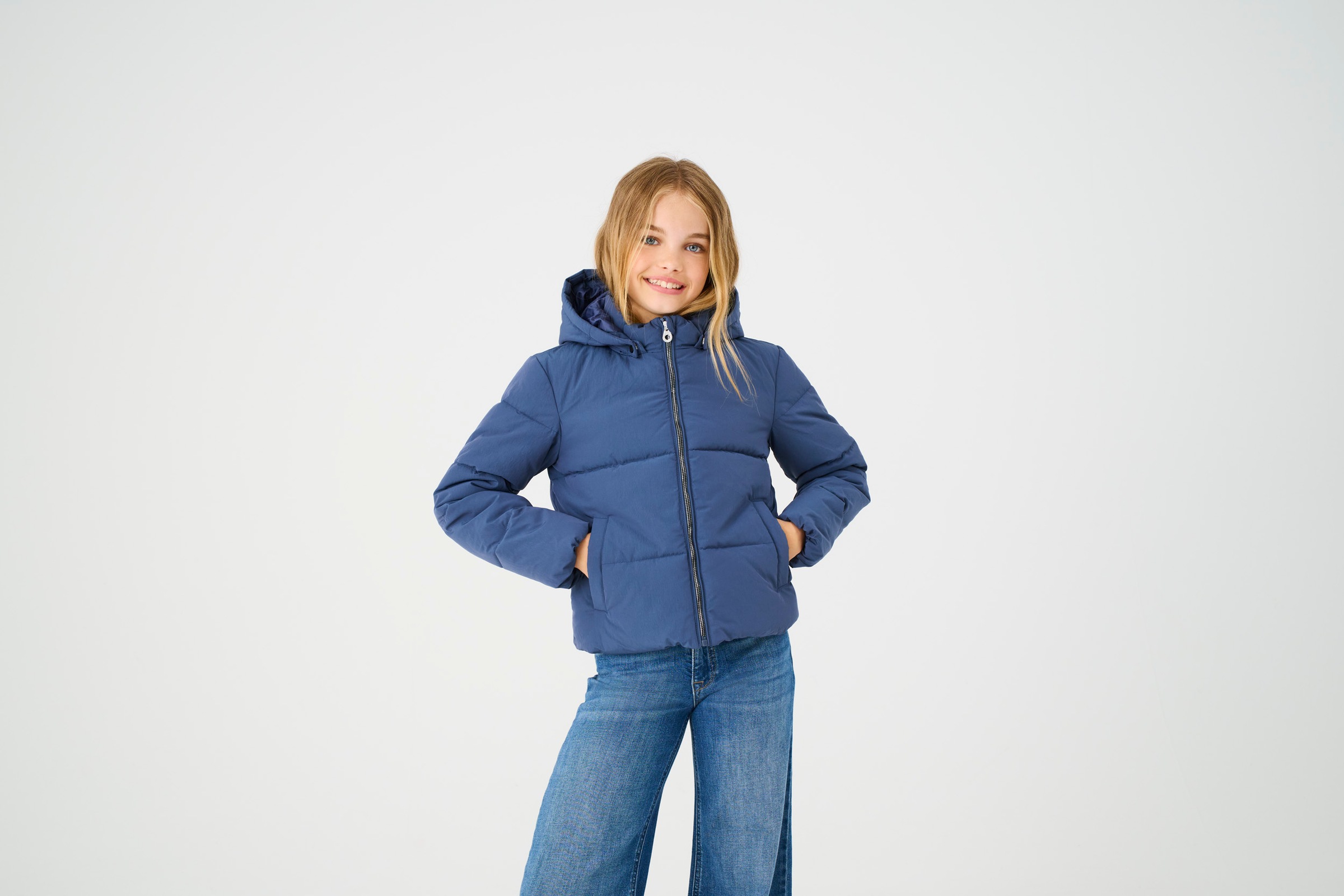 KIDS ONLY Steppjacke »KOGDOLLY SHORT PUFFER JACKET OTW« mit Kapuze mit abnehmbarer Kapuze