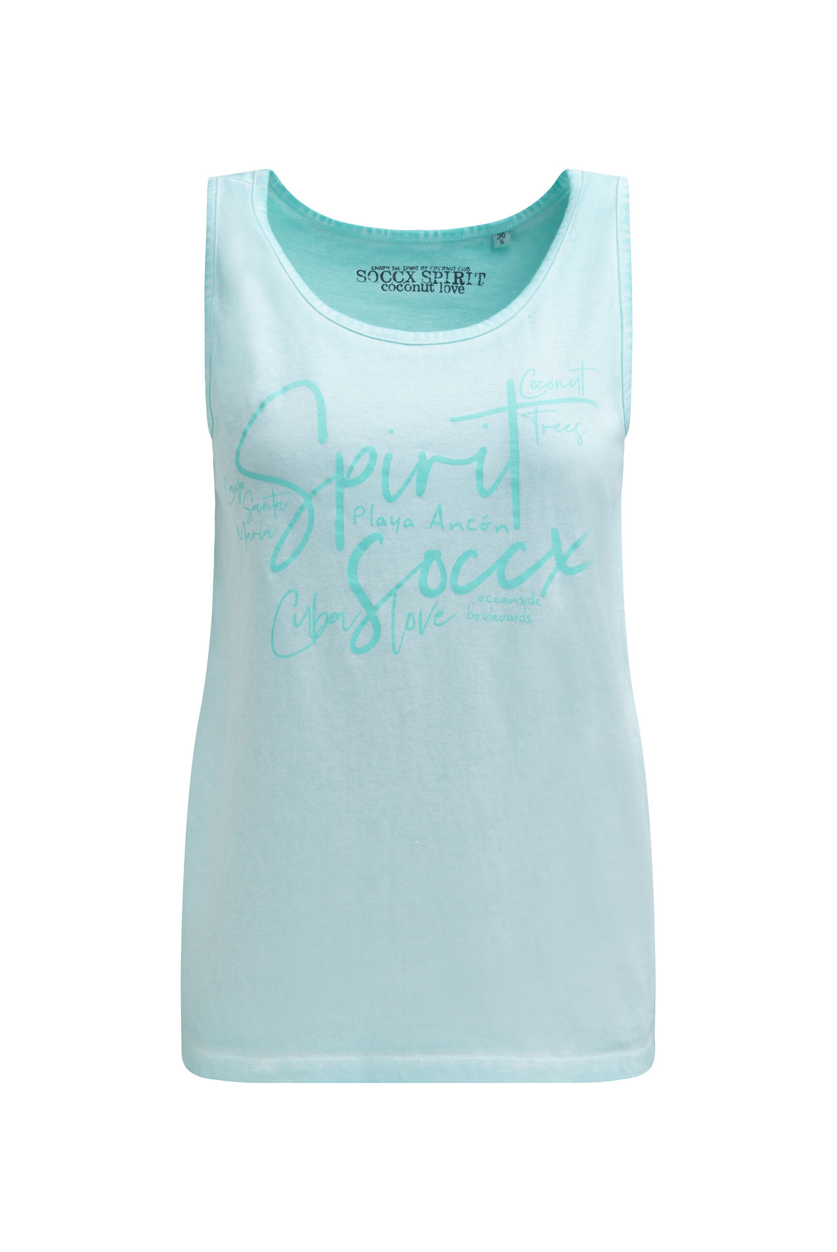 SOCCX Tanktop aus Baumwolle
