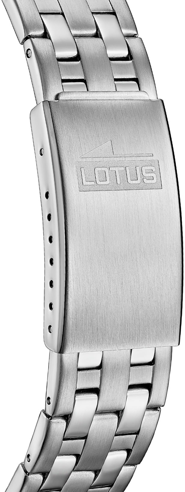 Lotus Chronograph, Quarzuhr, Armbanduhr, Herrenuhr, Edelstahlarmband, analog