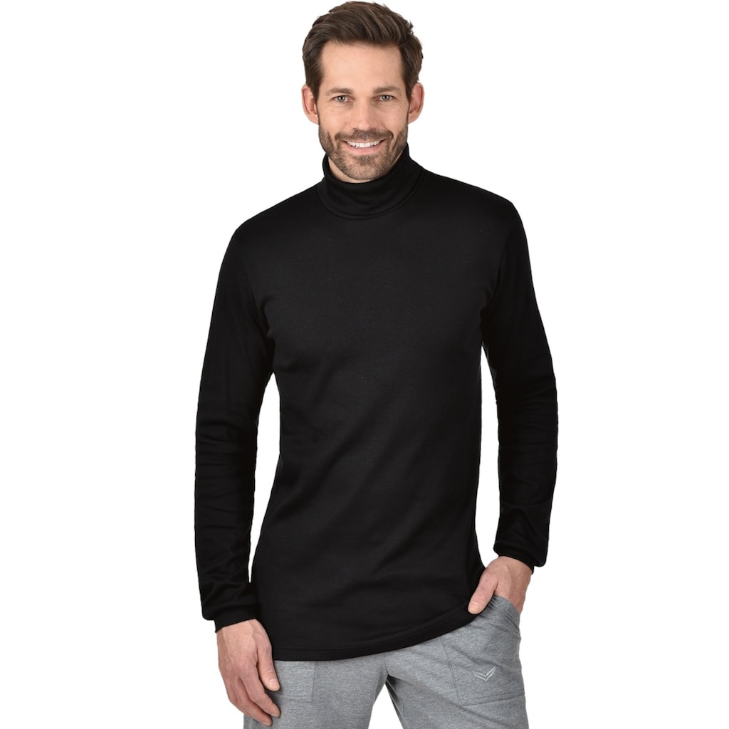 Trigema Rollkragenshirt »TRIGEMA Langarm Ski- und Sport-Rollkragenpullover«, (1 tlg.)