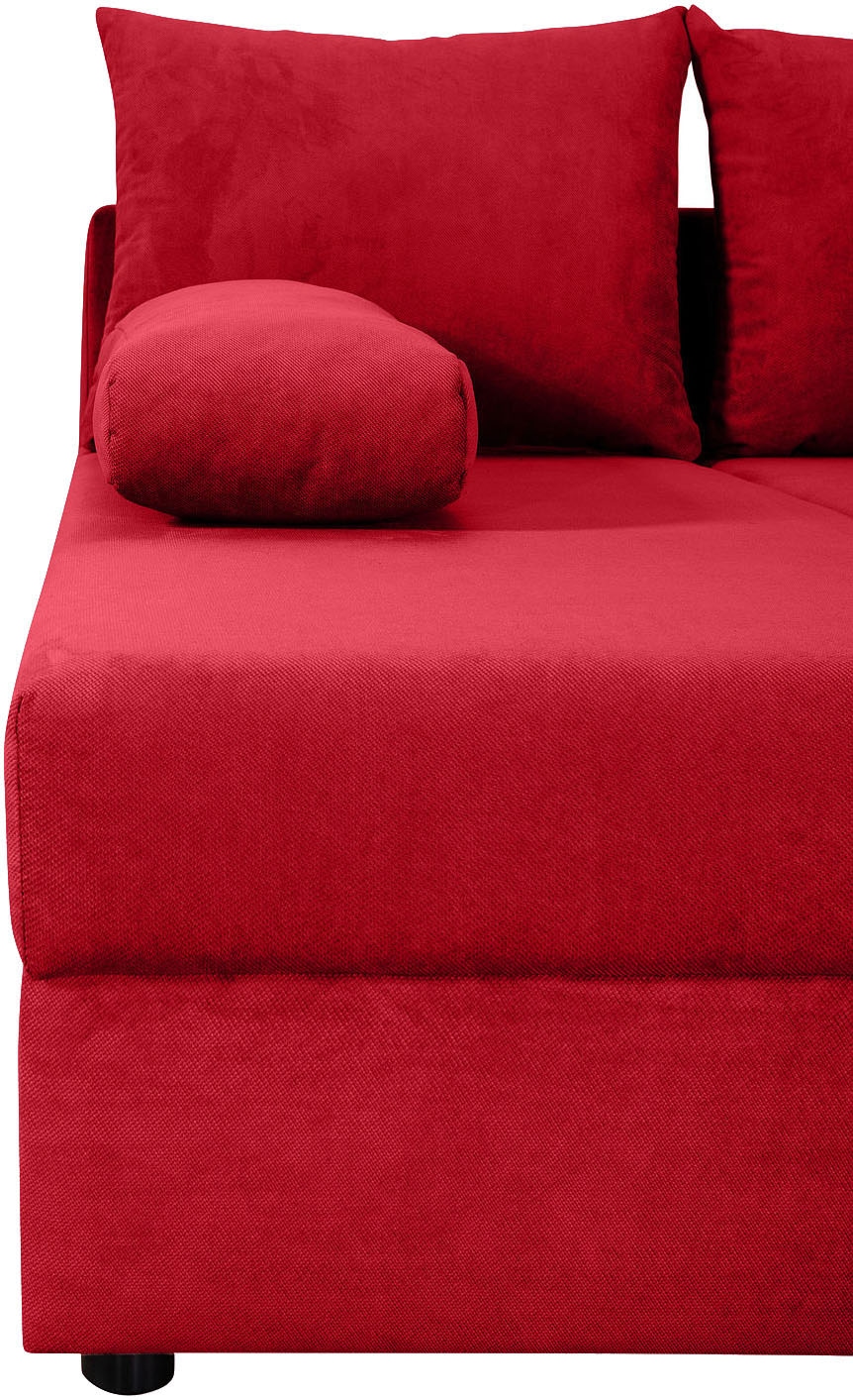 COLLECTION AB Wohnlandschaft »Pico U-Form«, Wohnlandschaft,2 X Ottomane,Polyätherschaum Polsterung