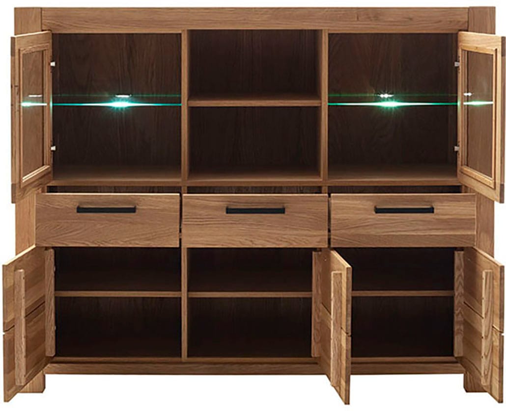 MCA living Highboard »Silias Highboard«, (1 St.), Schubkastenführung gedämpft