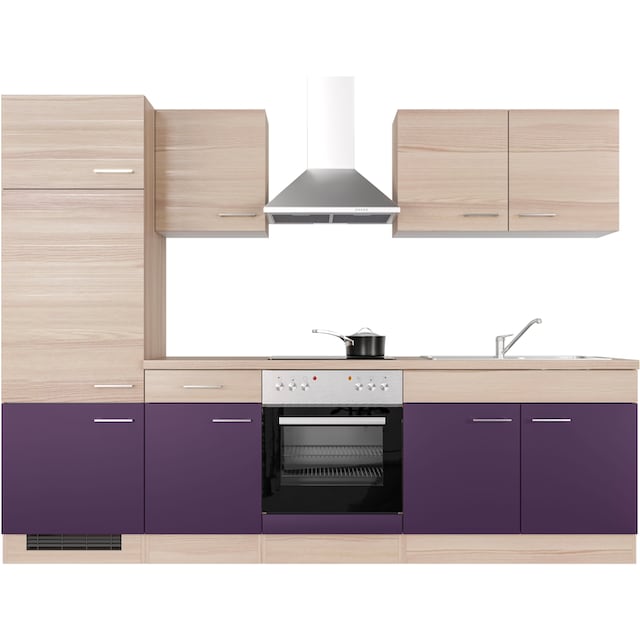 Flex-Well Küche »Portland«, mit E-Geräten, Breite 270 cm, in vielen  Farbvarianten erhältlich bestellen | BAUR
