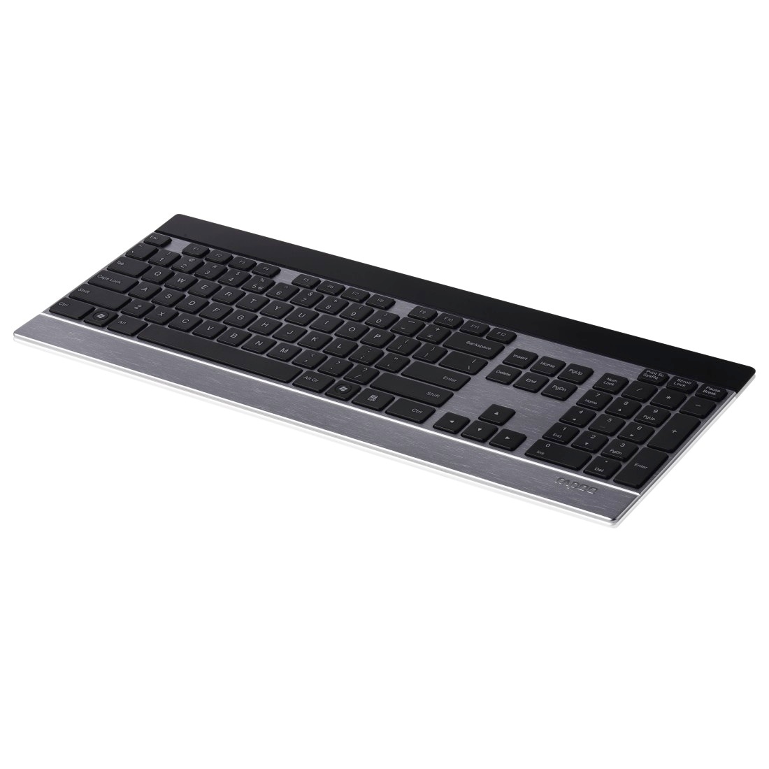 Rapoo Wireless-Tastatur »E9270P kabellose Tastatur, 5 GHz Verbindung«, (Lautstärkeregler-Ziffernblock)