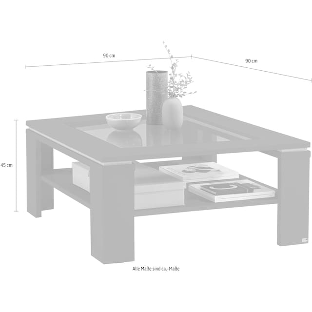 set one by Musterring Couchtisch »TACOMA«, Typ 65 und 66, mit getönter  Glasplatte bestellen | BAUR