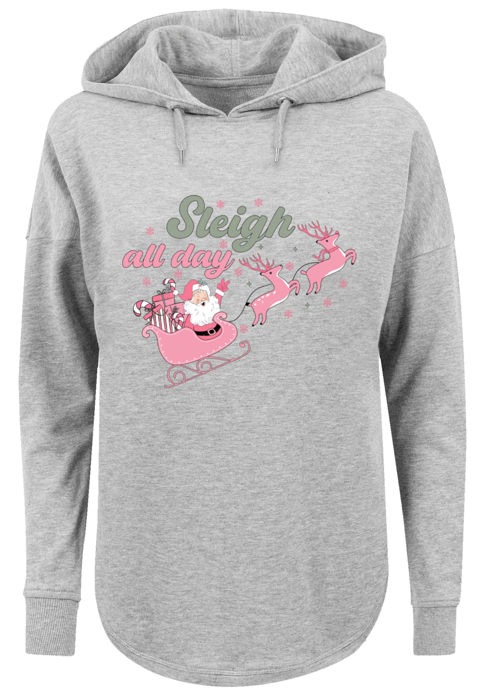 F4NT4STIC Kapuzenpullover »Sleigh all day Santas Reindeers«, Premium Qualität, Weihnachts-Kollection