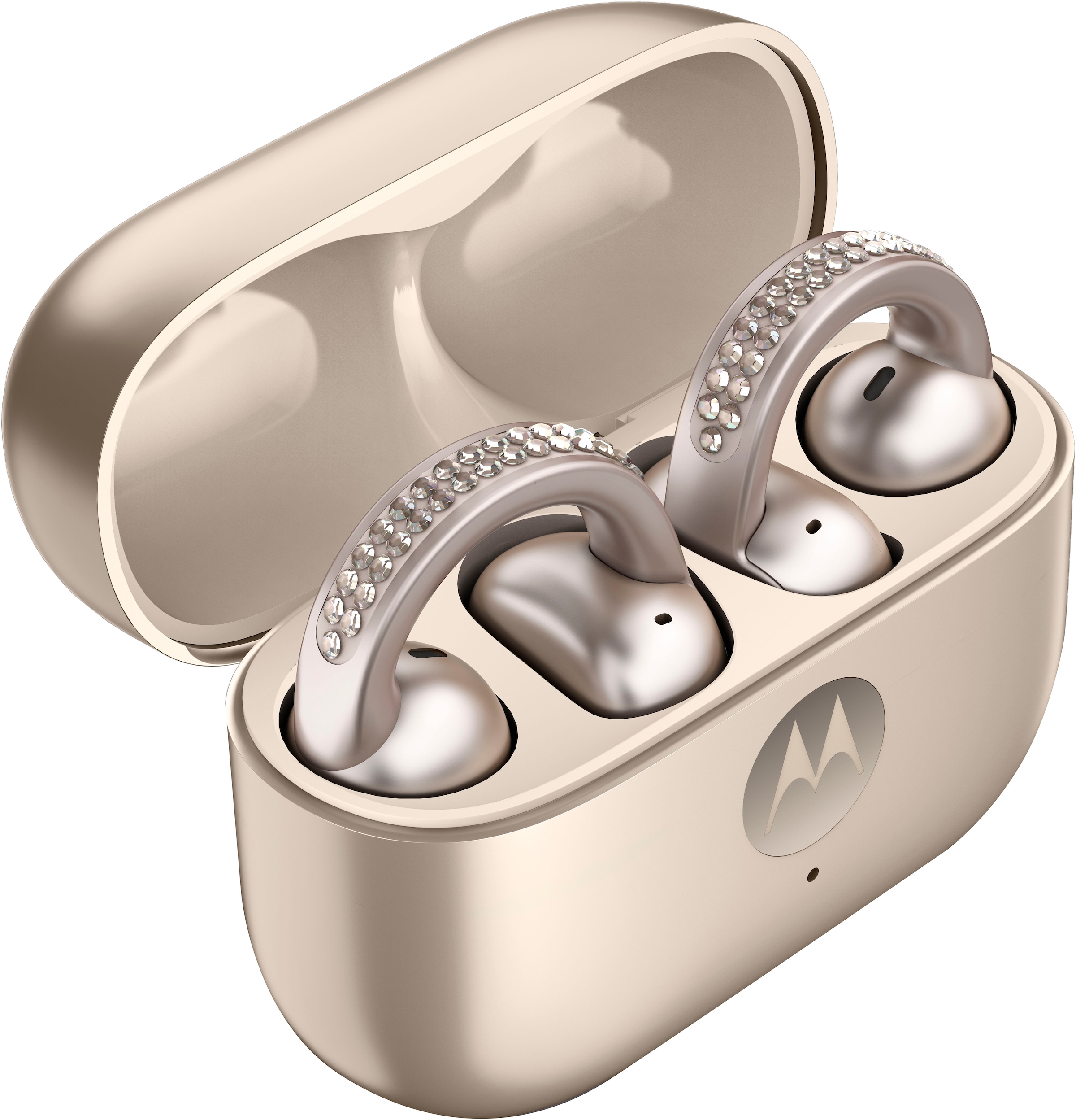 Motorola On-Ear-Kopfhörer »moto buds loop«, Bluetooth, Active Noise Cancelling (ANC)-Adaptive Noise-Cancelling-Transparenzmodus-Hi-Res