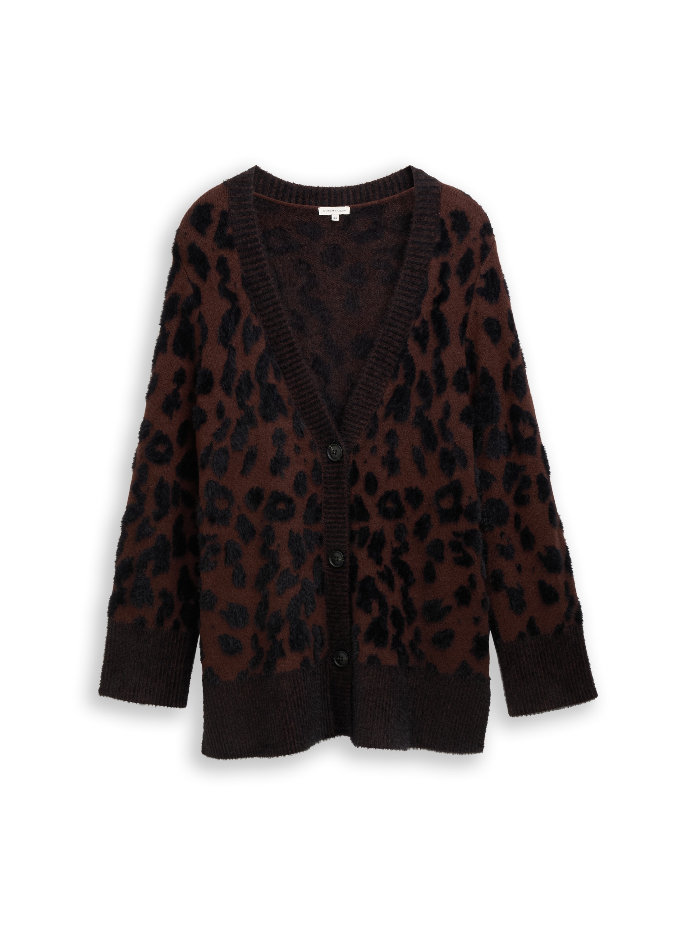 TOM TAILOR PLUS Cardigan , mit Leo-Print
