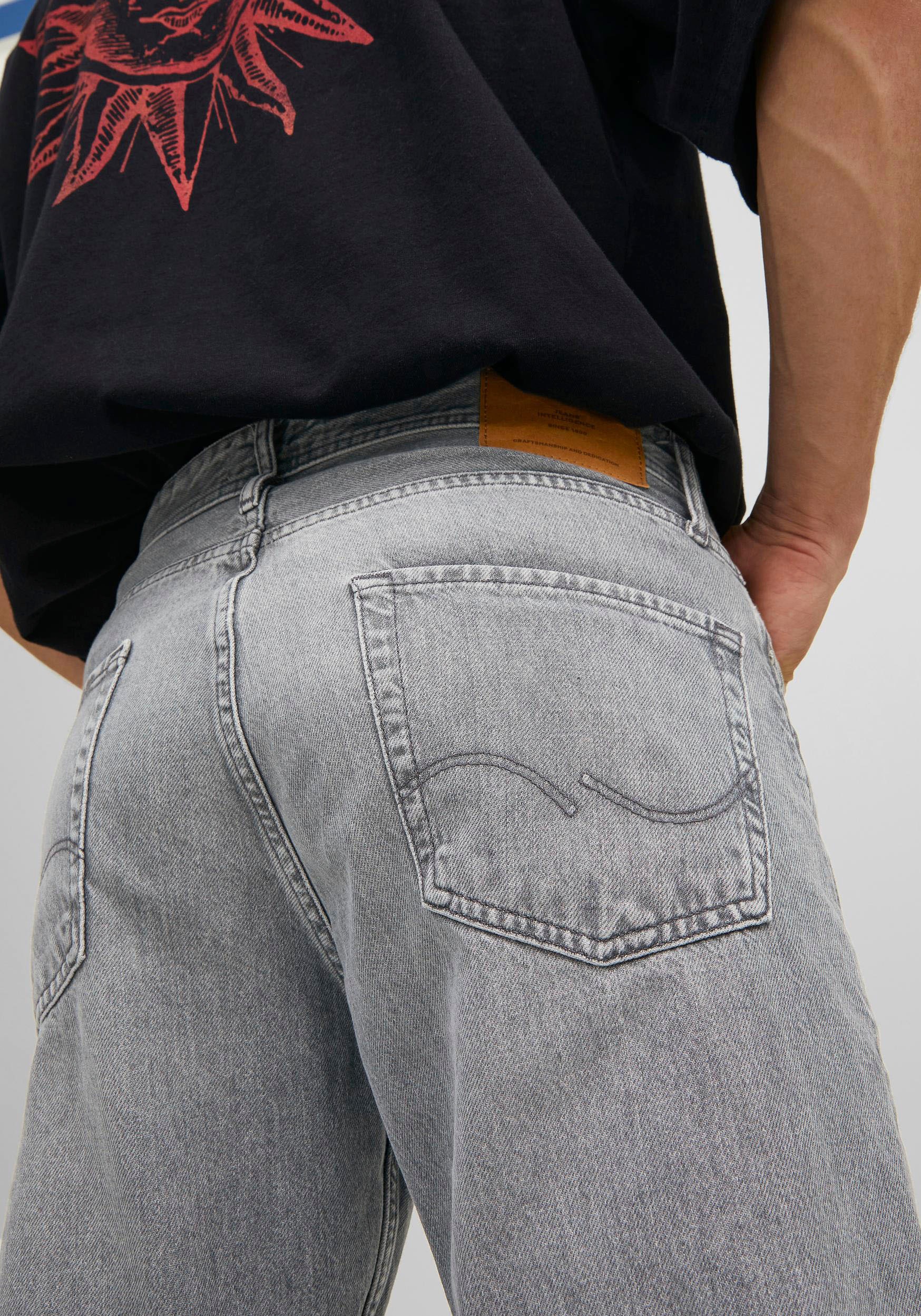 Jack & Jones Loose-fit-Jeans "JJICHRIS JJORIGINAL SBD 921 SN", mit Gürtelsc günstig online kaufen