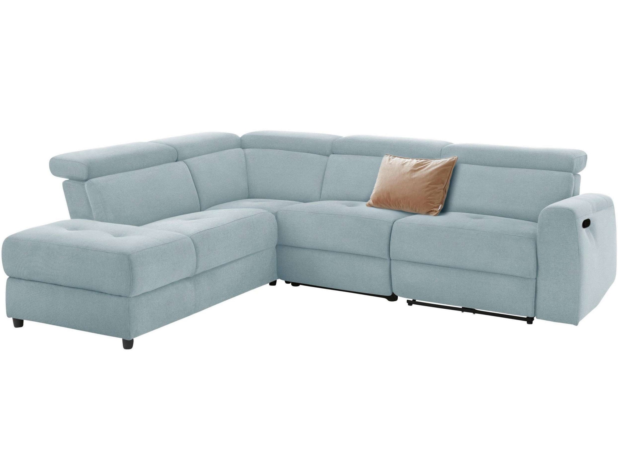 Home affaire Ecksofa »Sentrano, L-Form,«, 273 cm, man. o. elektr. Relaxfunktion und USB/Kopfverstellung