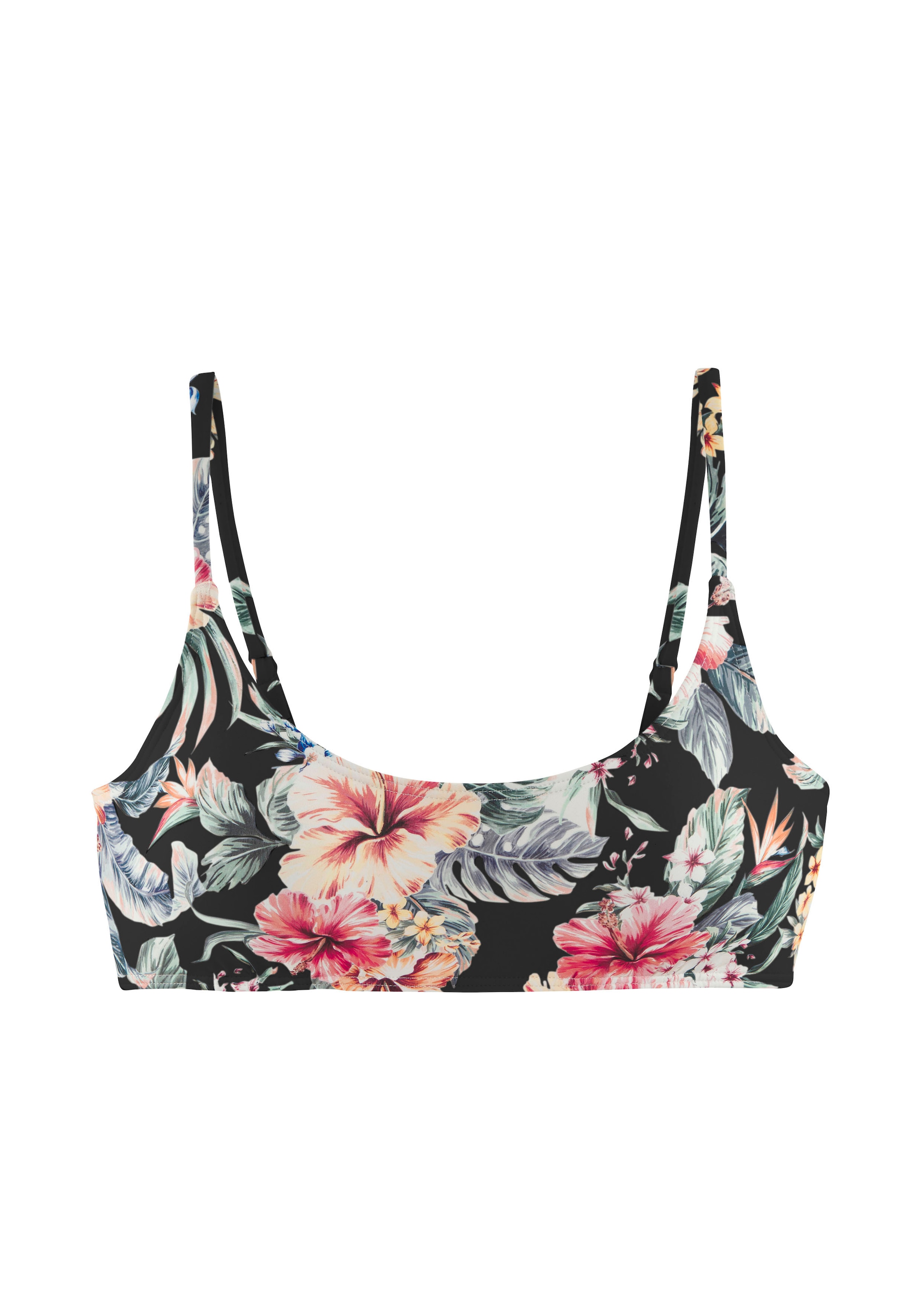 LASCANA Bustier-Bikini-Top »Salsa«, mit tollem Blumenprint