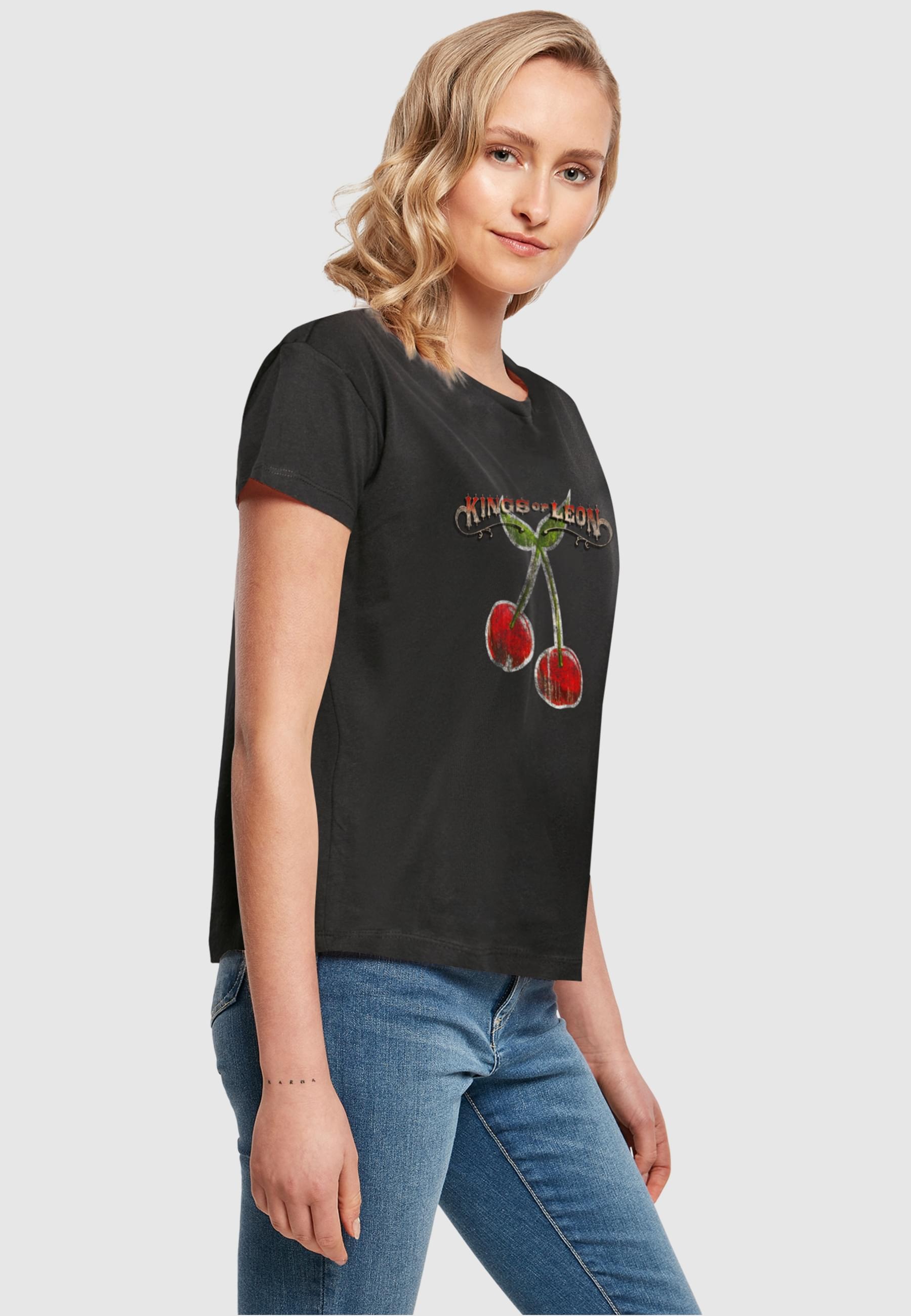 Merchcode T-Shirt »Merchcode Damen Ladies Kings Of Leon - Cherries Box Tee«, (1 tlg.)