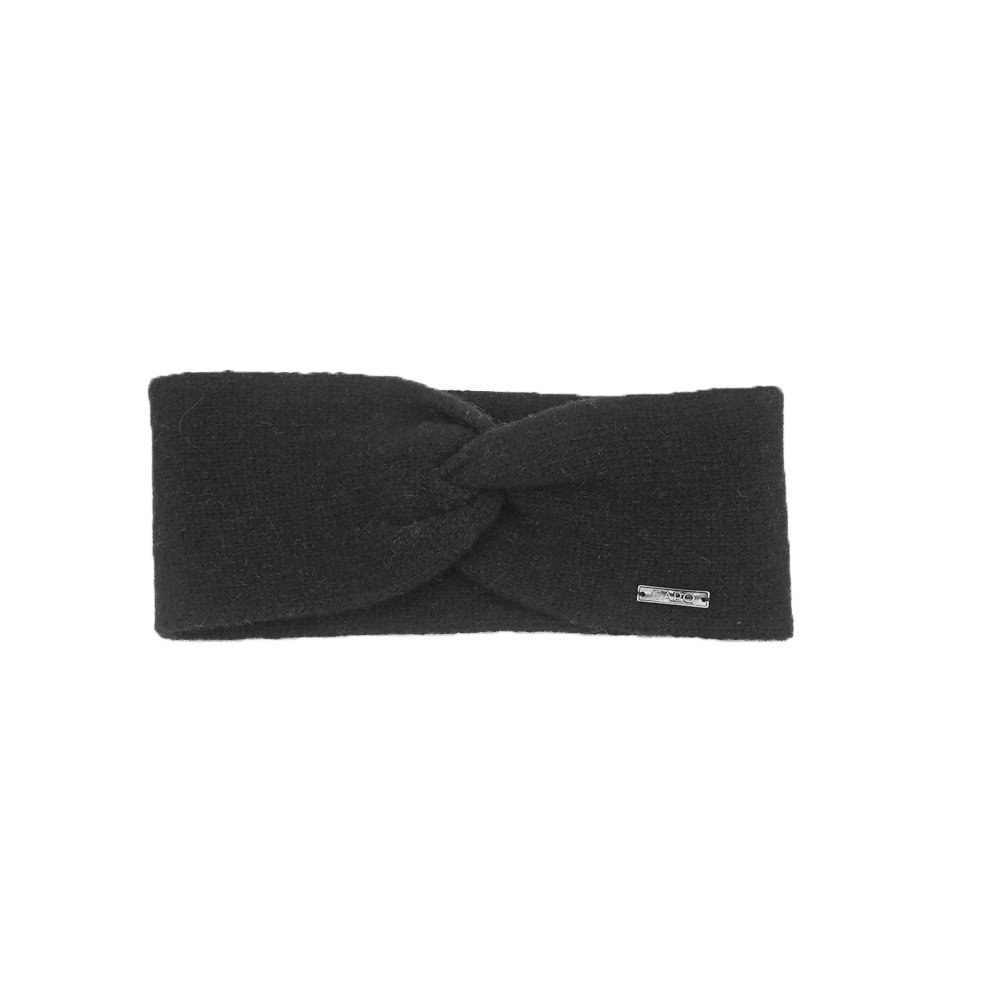 CAPO Stirnband Strickstirnband, Knoten, Kaschmir-Wolle-Mischung, soft