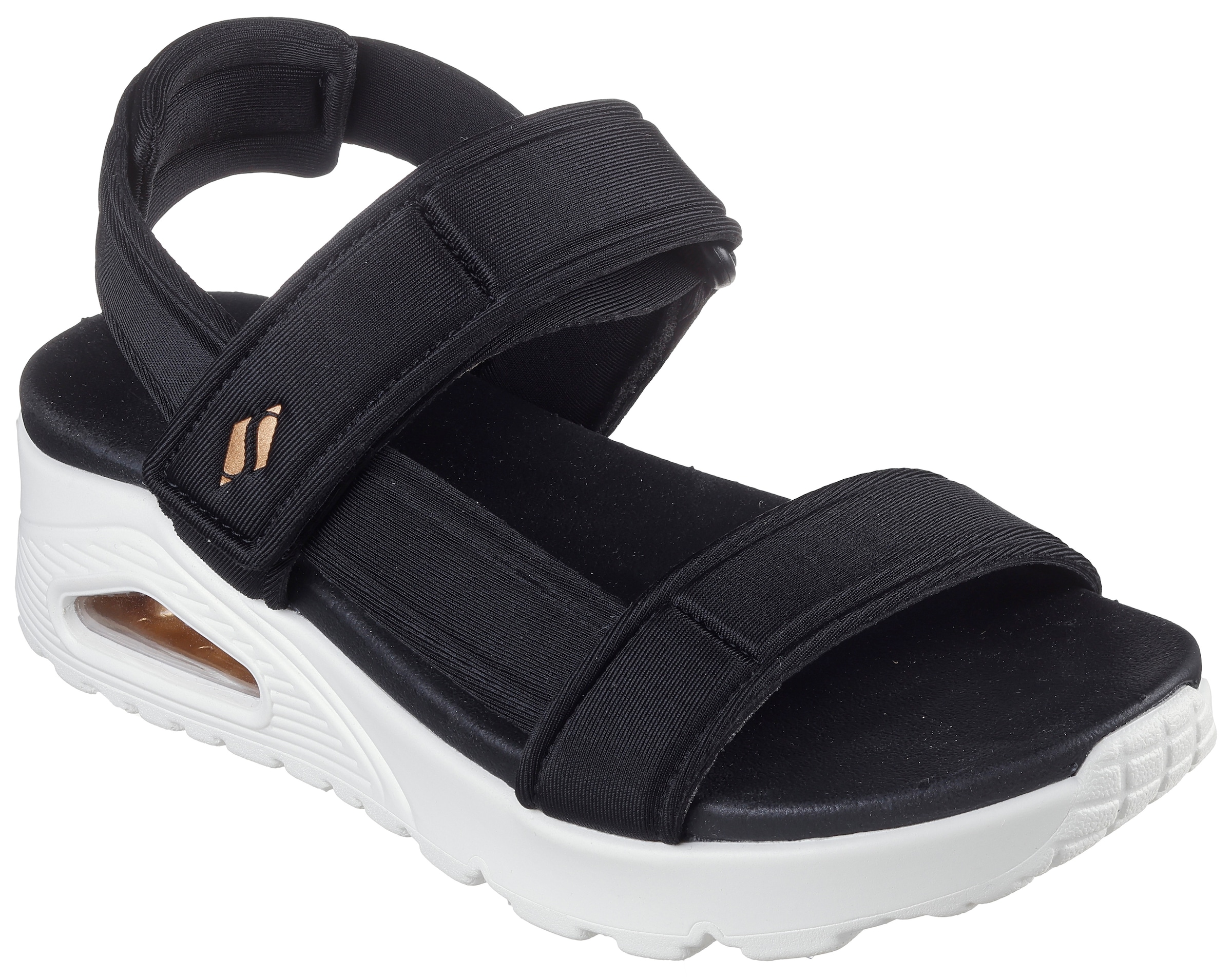 Skechers Sandale »UNO«, Sommerschuh, Sandalette, Klettschuh, mit praktischem Klettverschluss