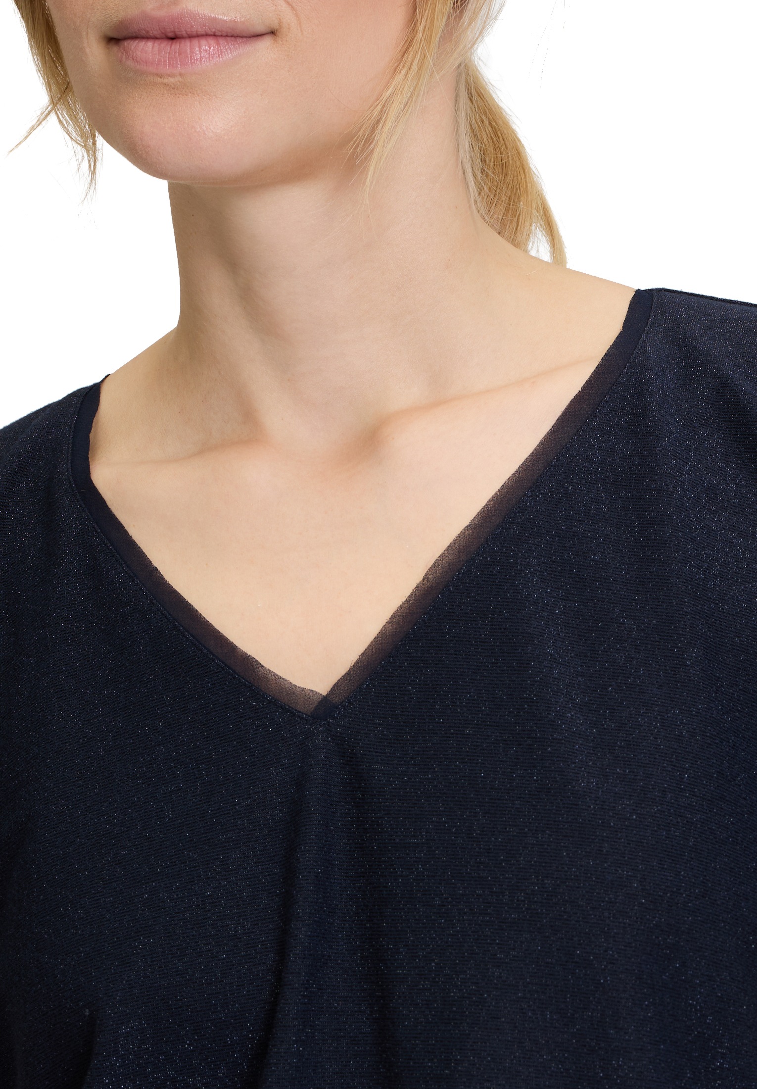 Vera Mont Shirtbluse »Vera Mont Damen Blusenshirt mit V-Ausschnitt«