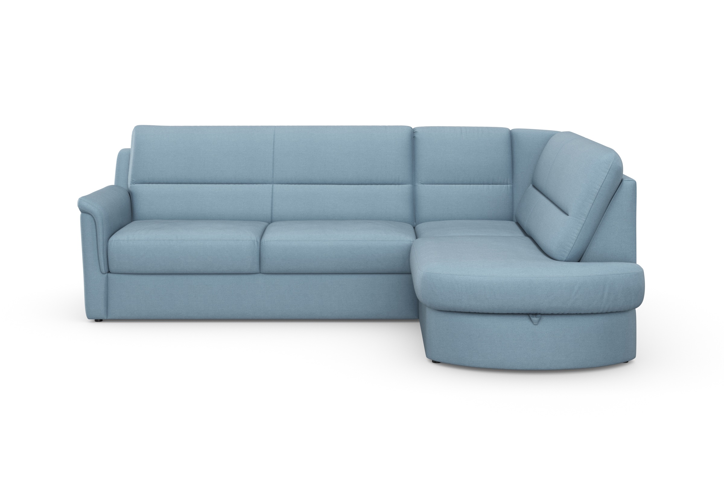 sit&more Ecksofa "Panini L-Form" wahlweise mit Schlaffunktion und Bettkasten
