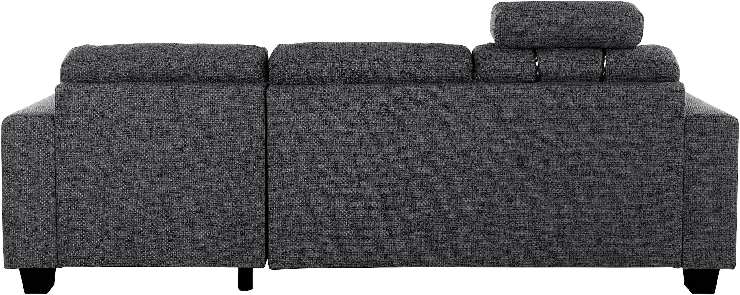 TRENDMANUFAKTUR Ecksofa »Chamber, zeitlos und modern, bequem mit hohem Sitzkomfort, L-Form«, inklusive einer Kopfstütze, wahlweise mit Schlaffunktion