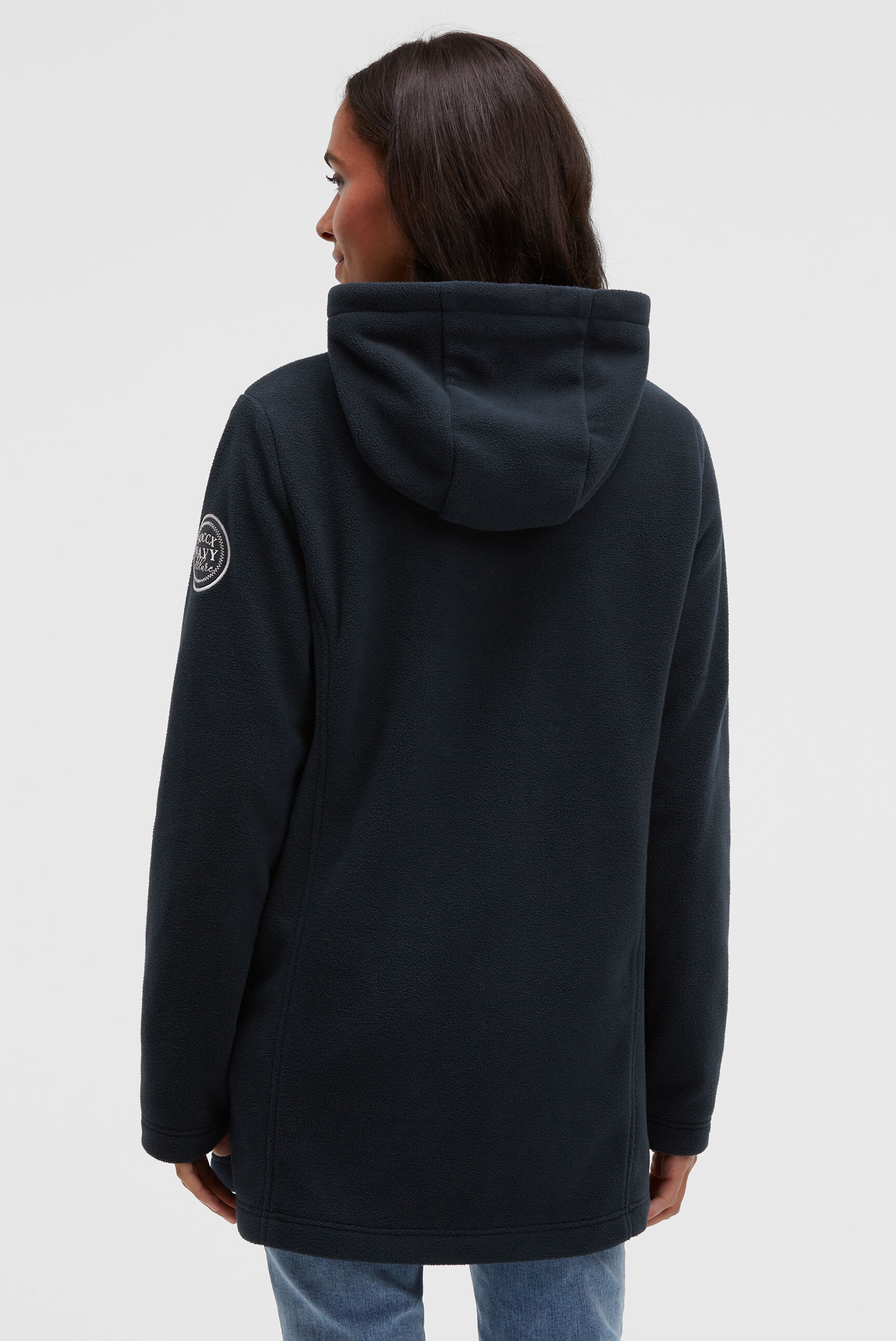 SOCCX Fleecejacke mit Kapuze