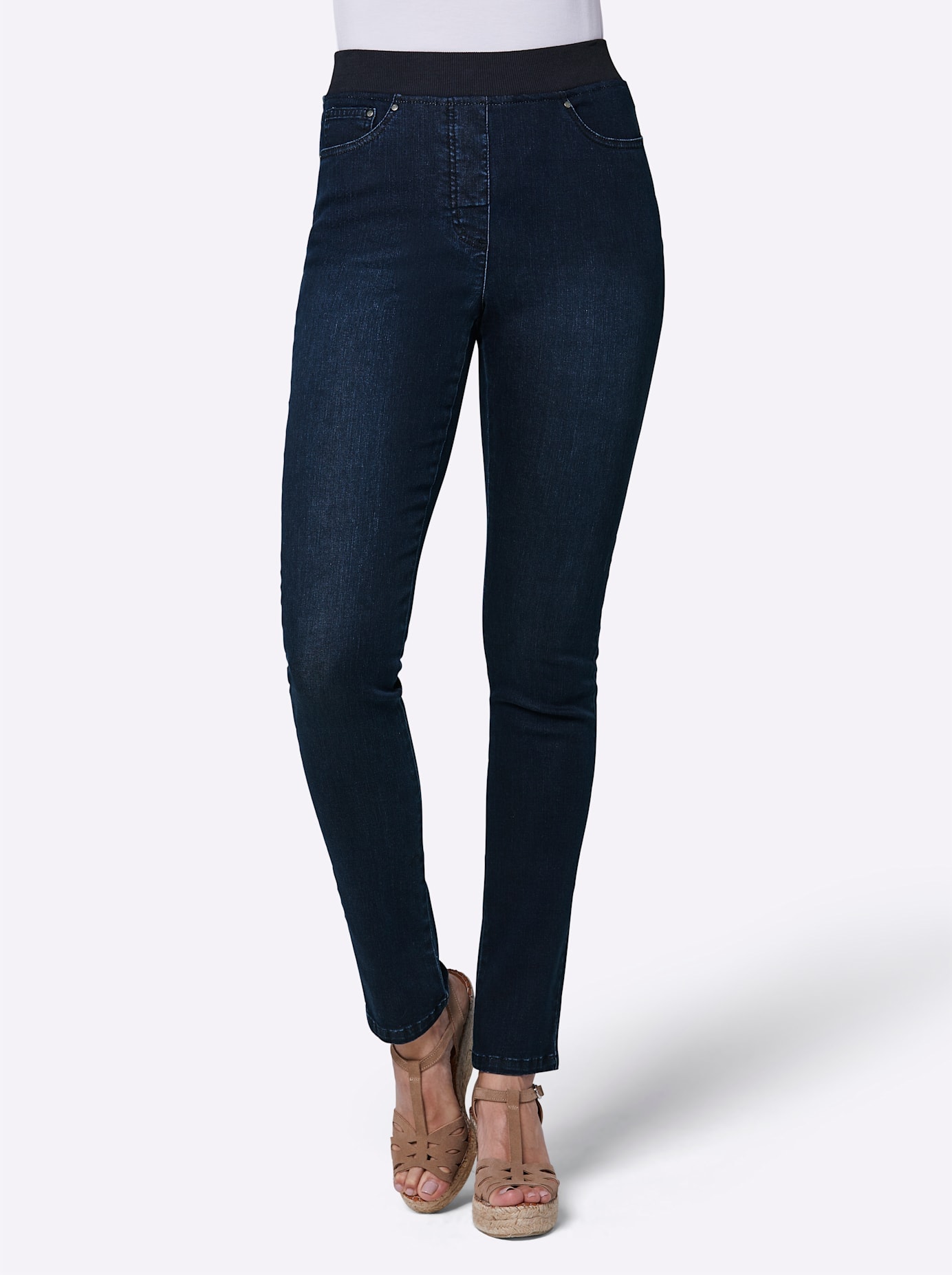 Schlupfjeans, (1 tlg.)