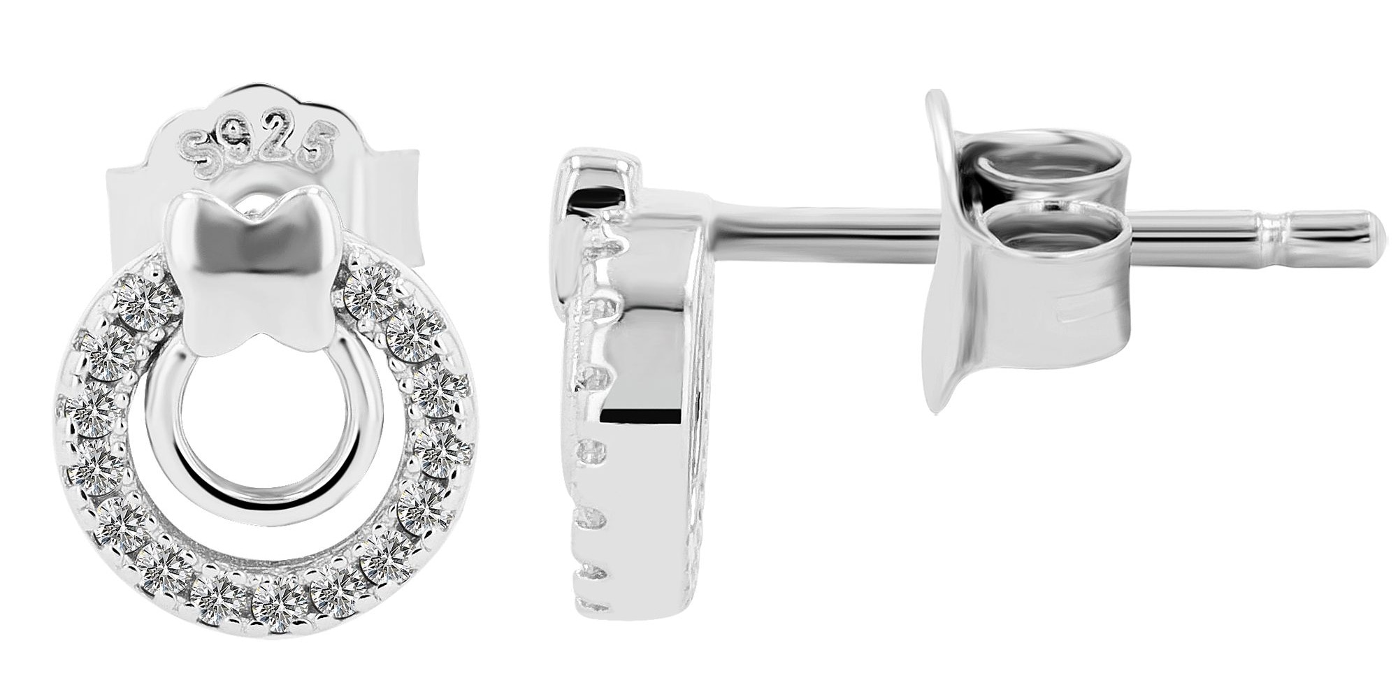 Adelia´s Paar Ohrhänger "Ohrringe – Ohrstecker aus 925 Silber" Schöne Geschenkidee zum Muttertag