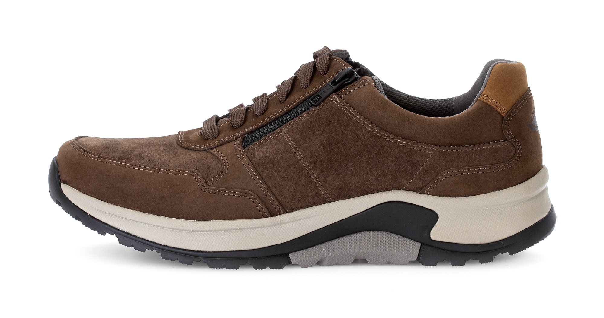Gabor Rollingsoft Keilsneaker, Komfortschuh, Schnürschuh, Halbschuh in Weite G 1/2 (= weit)