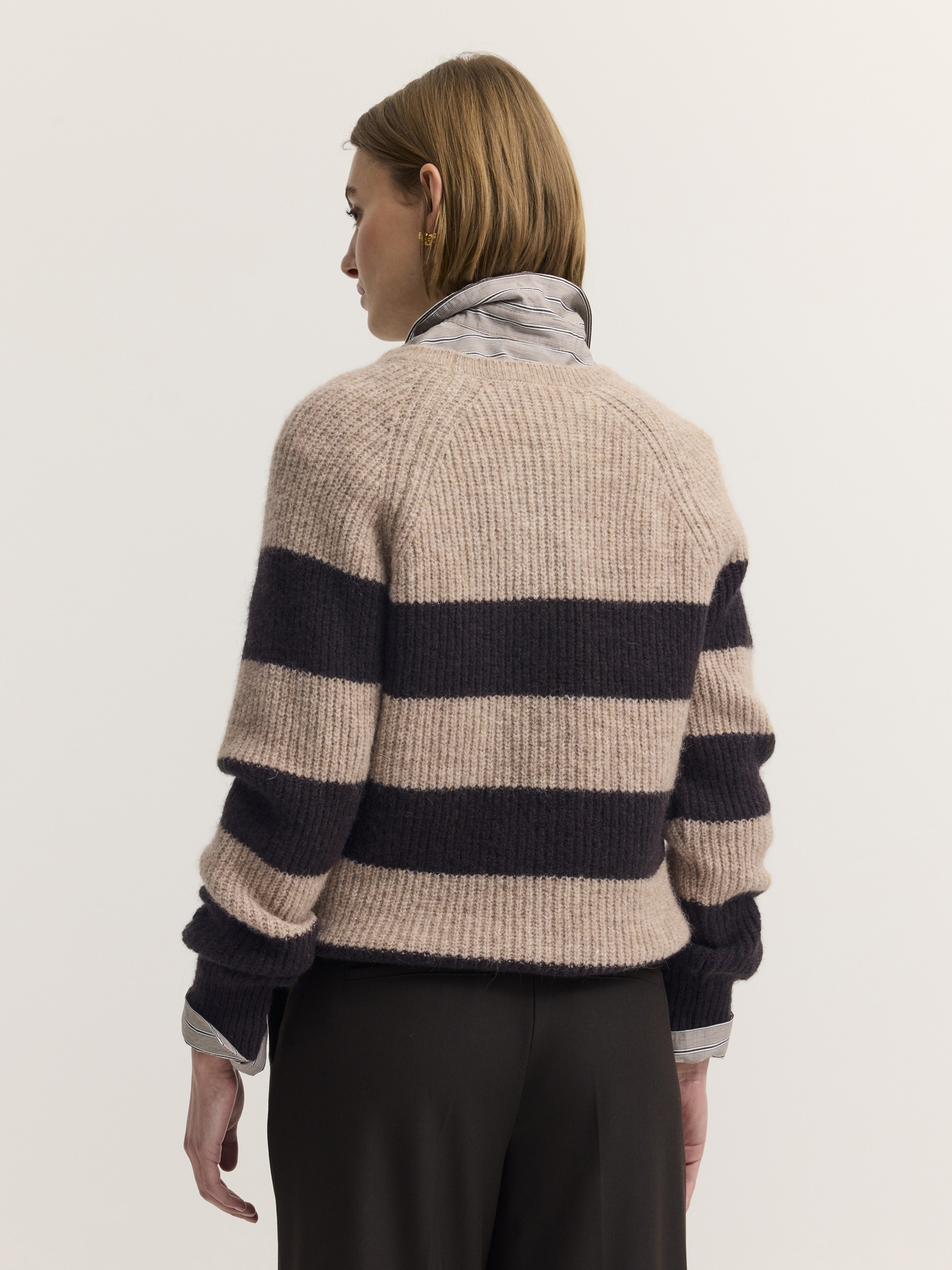 bugatti Rundhalspullover »Regular Fit« Regular Fit Wollmix Alpaka