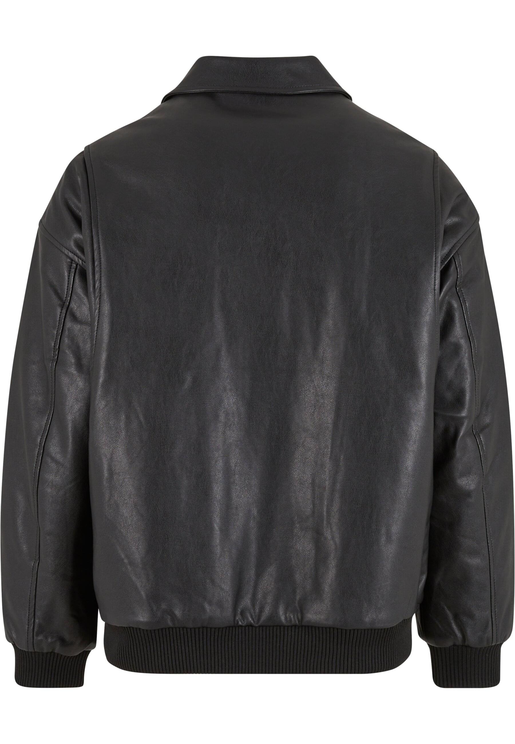 URBAN CLASSICS Lederjacke "Urban Classics Synthetic Leather Blouson" 1 Stk. günstig online kaufen