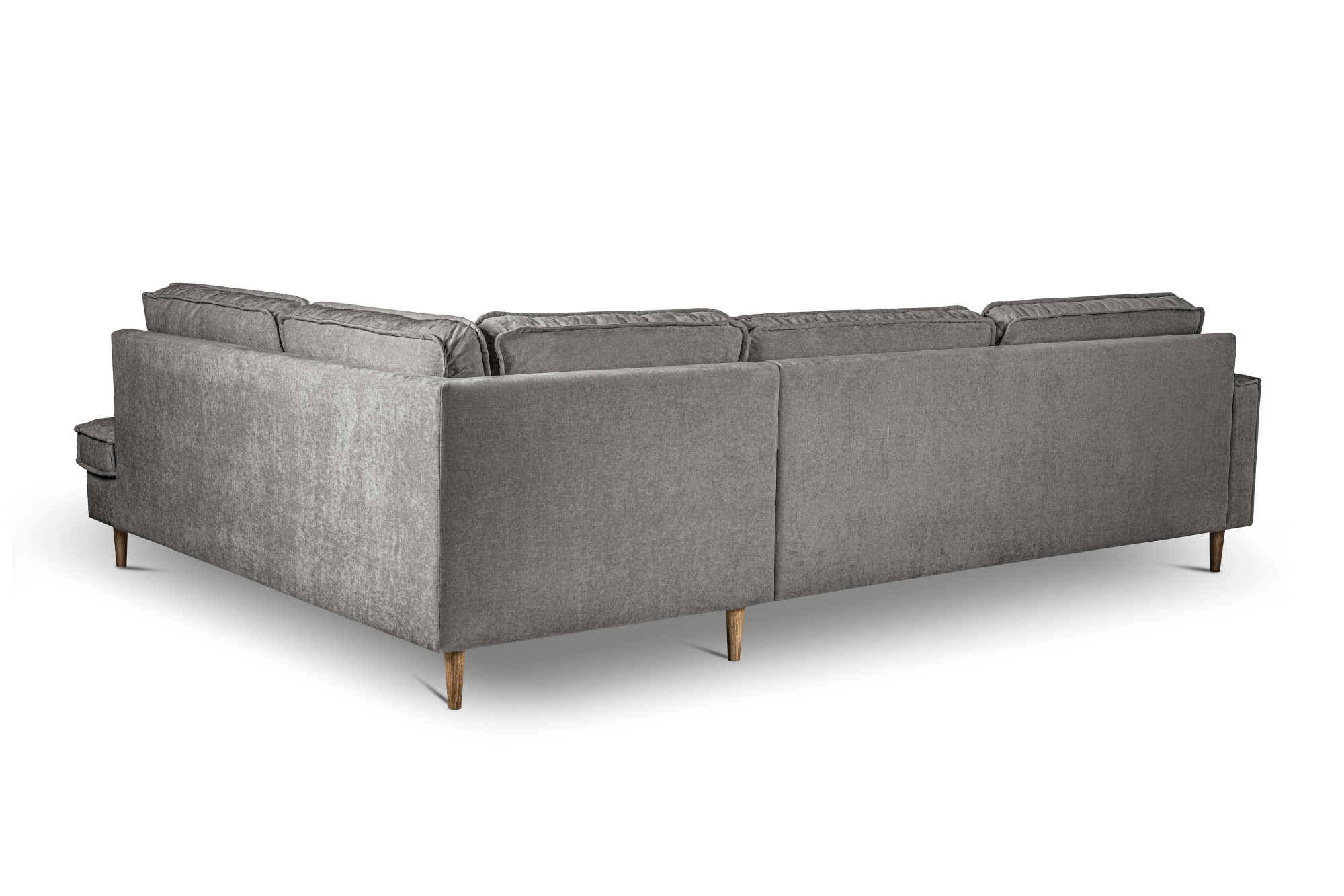 Home affaire Ecksofa »Pinto Skandi, 290 cm, Chenille, Struktur, Ottomane links / rechts«