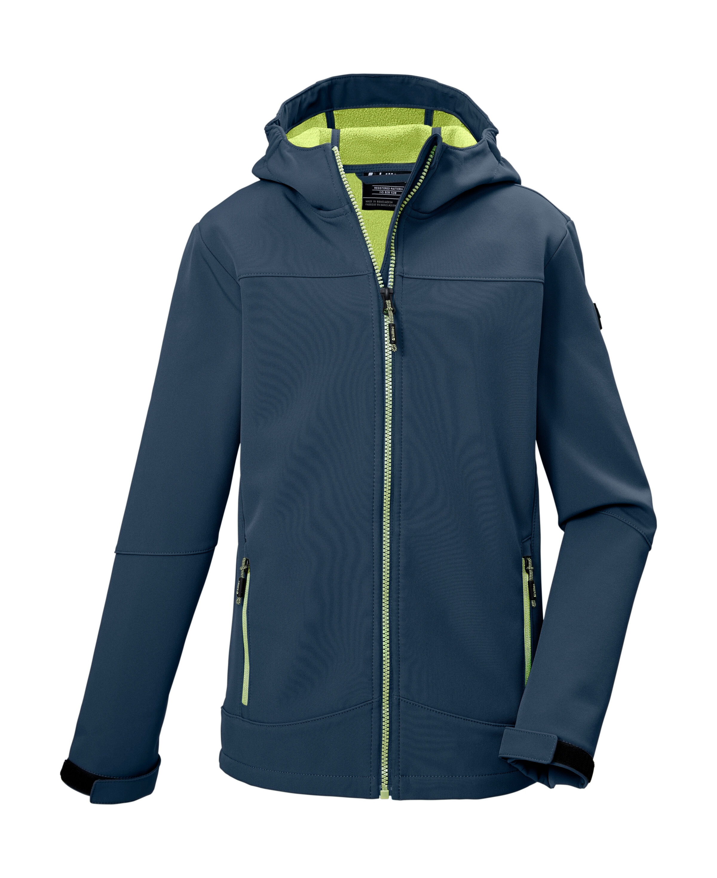 Killtec Softshelljacke »KOS 484 BYS SFTSHLL JCKT« Winddichte, wasserabweisende Softshelljacke mit Kapuze