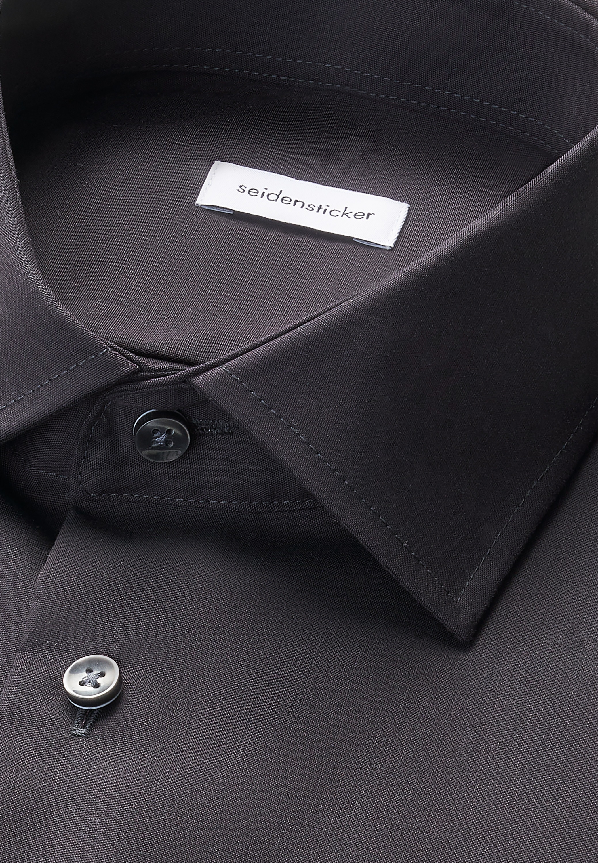 seidensticker Businesshemd »Schwarze Rose« Regular 1/2 Kentkragen Uni