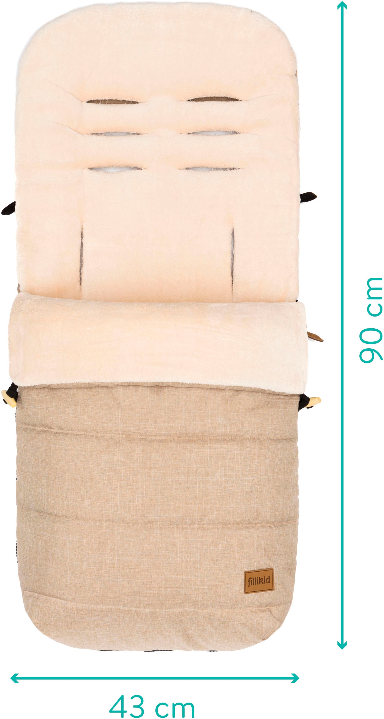 Fillikid Fußsack »Lanin, Winterfußsack«