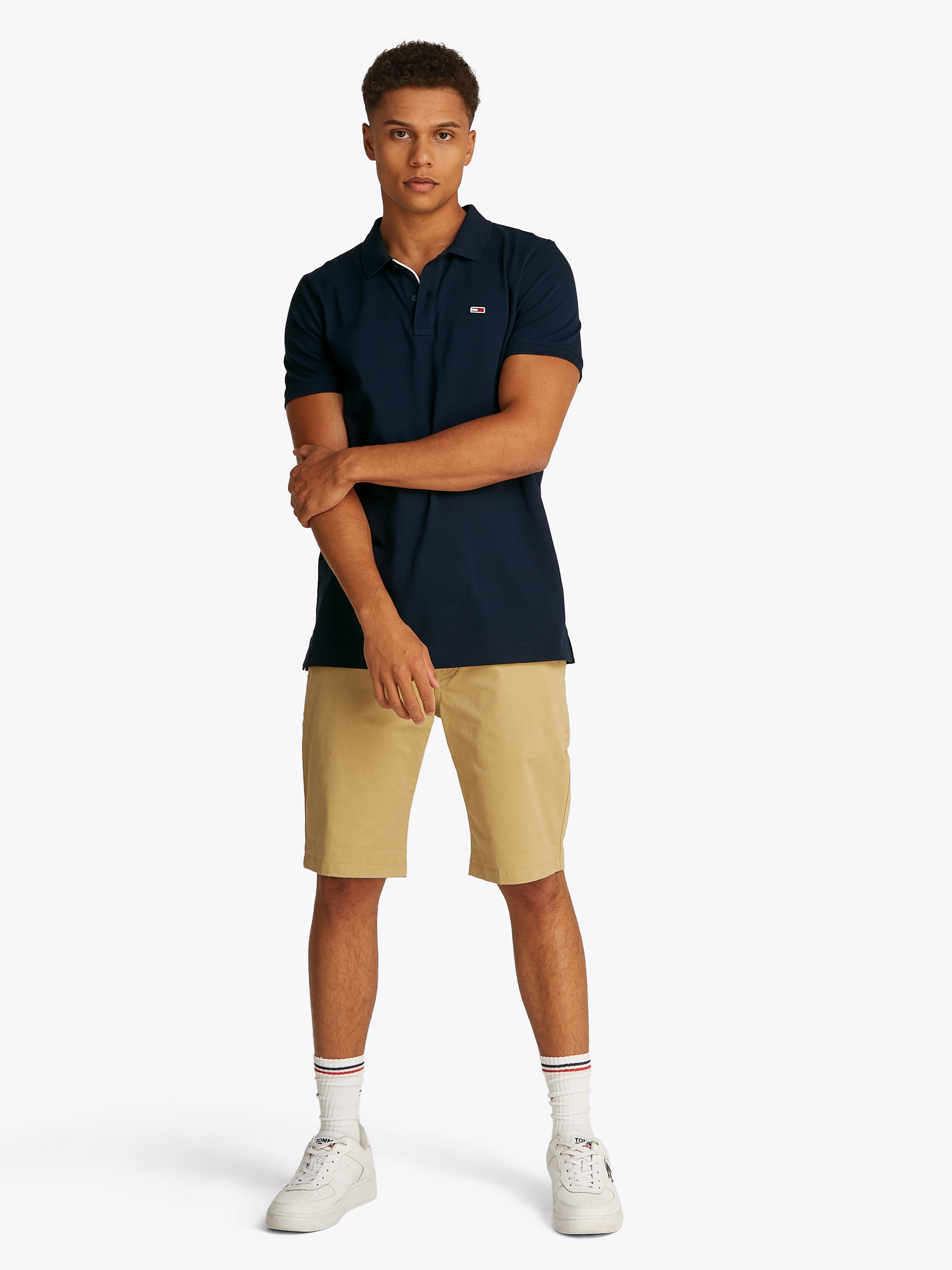 Tommy Jeans Poloshirt »TJM SLIM PLACKET POLO EXT«