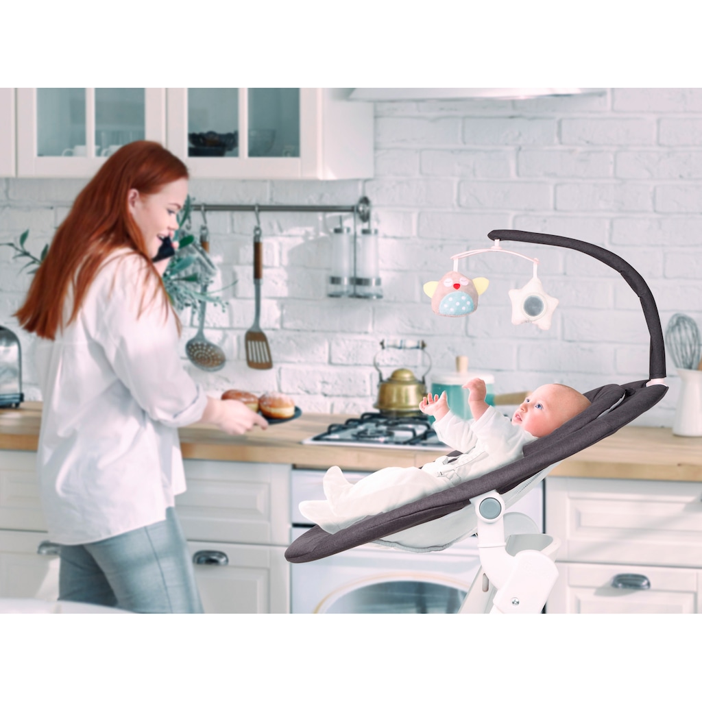 BabyGo Babywippe »Homey, schwarz«, bis 9 kg