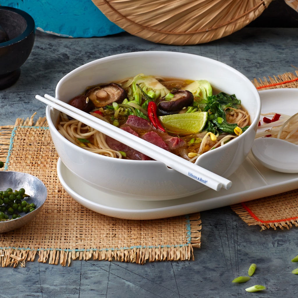 Thumbnail - Villeroy & Boch Besteck-Set "Essstäbchen Set Soup Passion weiß"