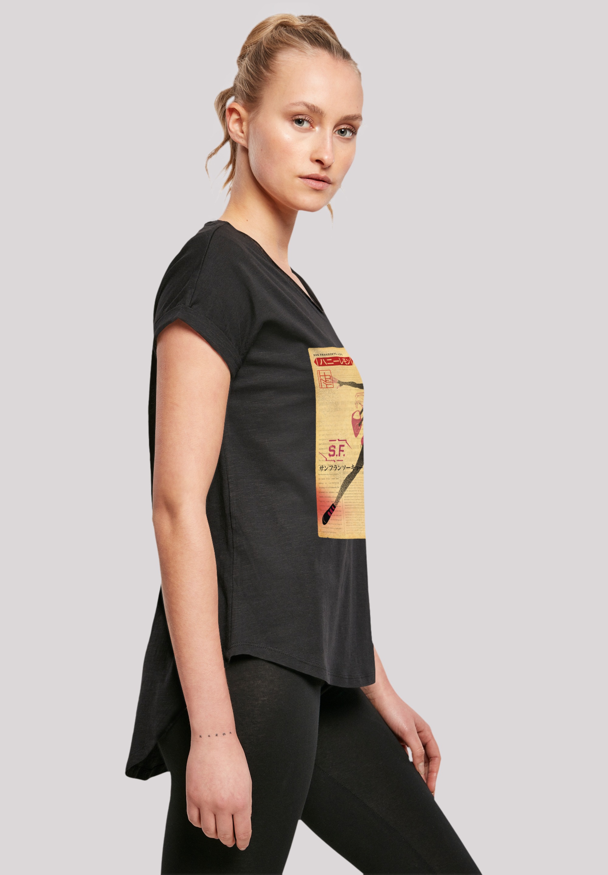 F4NT4STIC T-Shirt »Big Hero 6 Honey Lemon Newspaper«, Premium Qualität