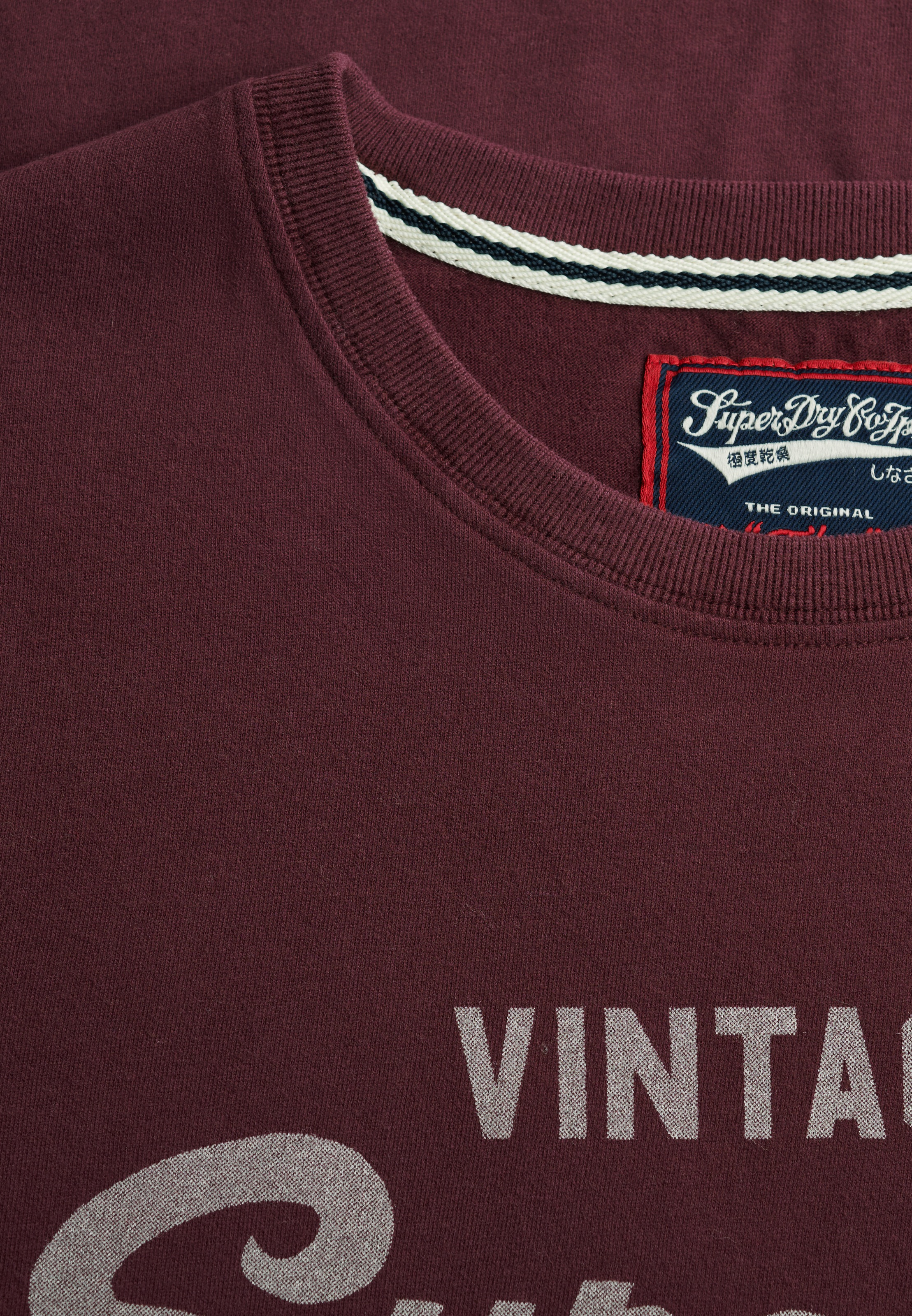 Superdry Rundhalsshirt »VL CLASSIC TEE« Baumwolle, relaxed fit