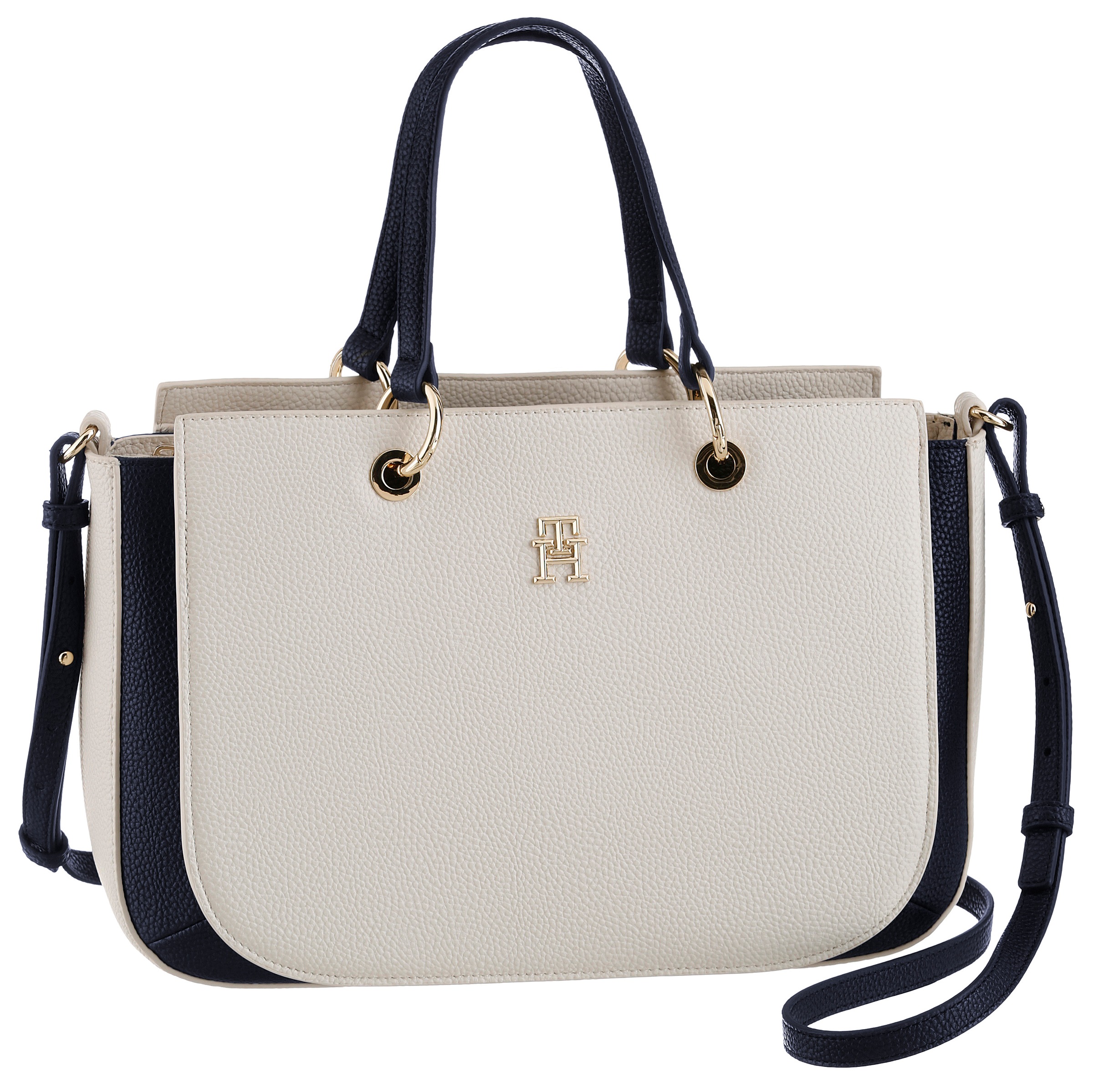 Tommy Hilfiger Henkeltasche »TH EMBLEM SATCHEL CB«, im klassischen TH-Farbstil kaufen