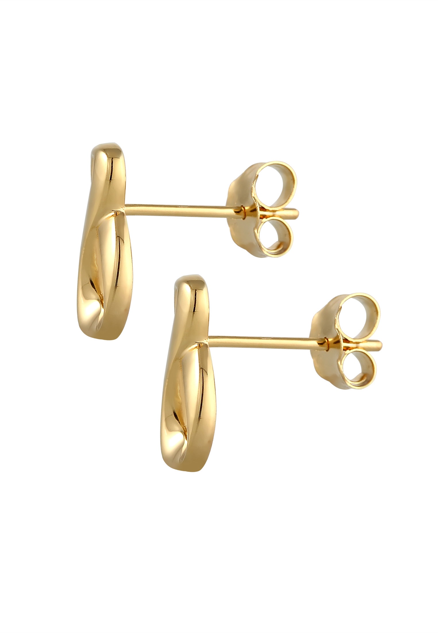 Elli Premium Paar Ohrstecker »Ohrstecker Infinity 585 Gelbgold«