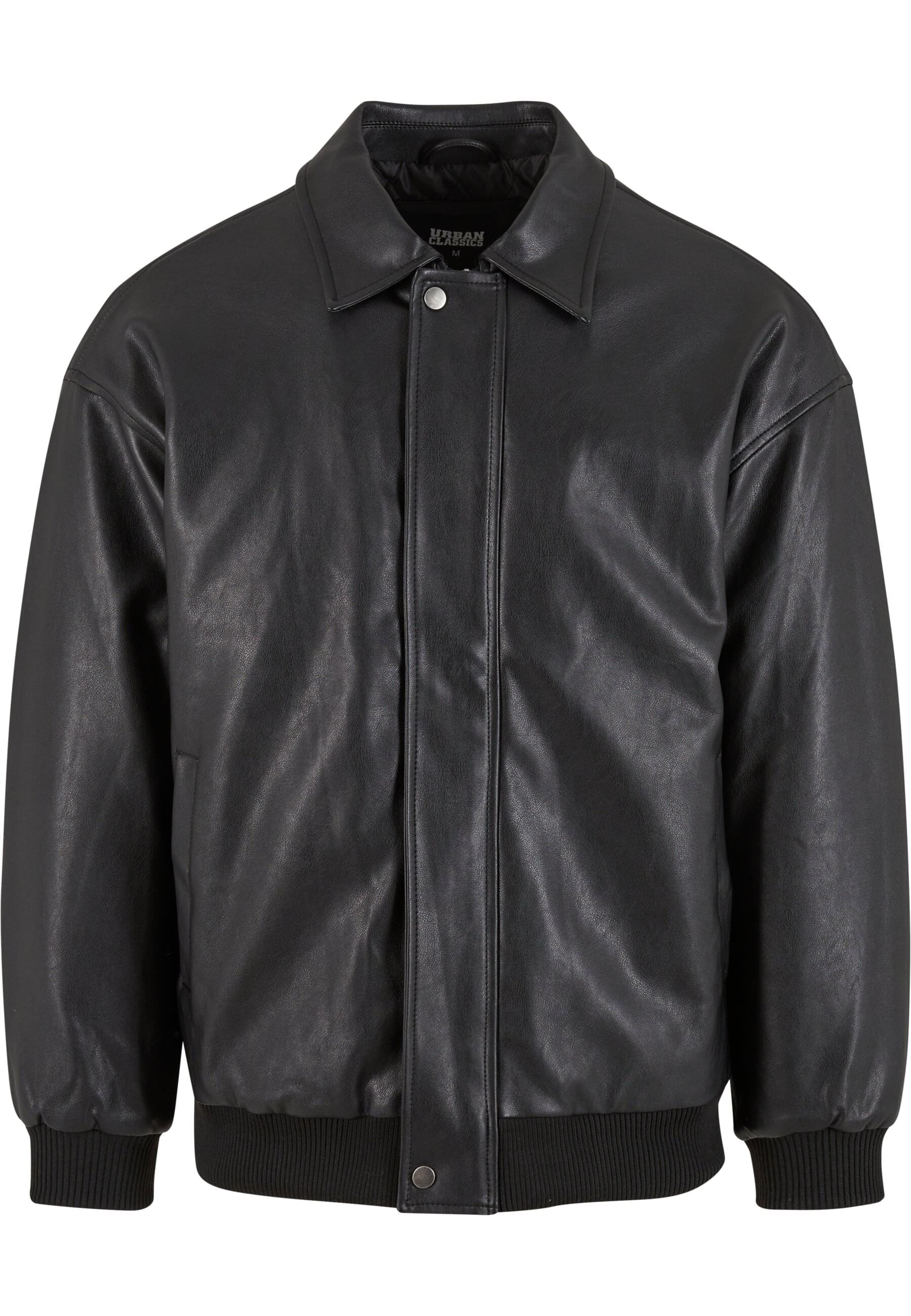URBAN CLASSICS Lederjacke "Urban Classics Synthetic Leather Blouson" 1 Stk. günstig online kaufen