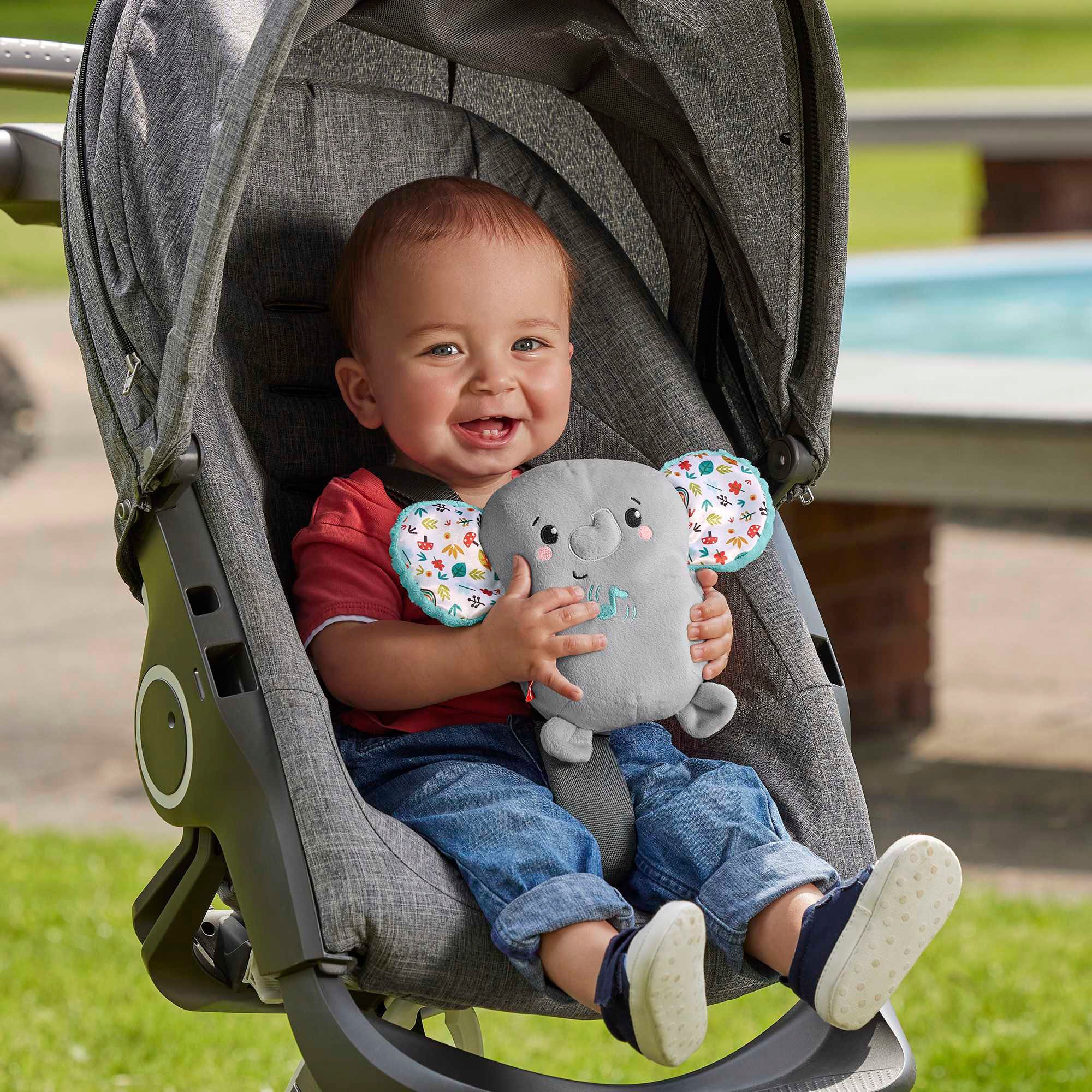 Fisher-Price® Plüschfigur »Schlummer Elefant«, Einschlafhilfe, mit Musik und Geräuschen