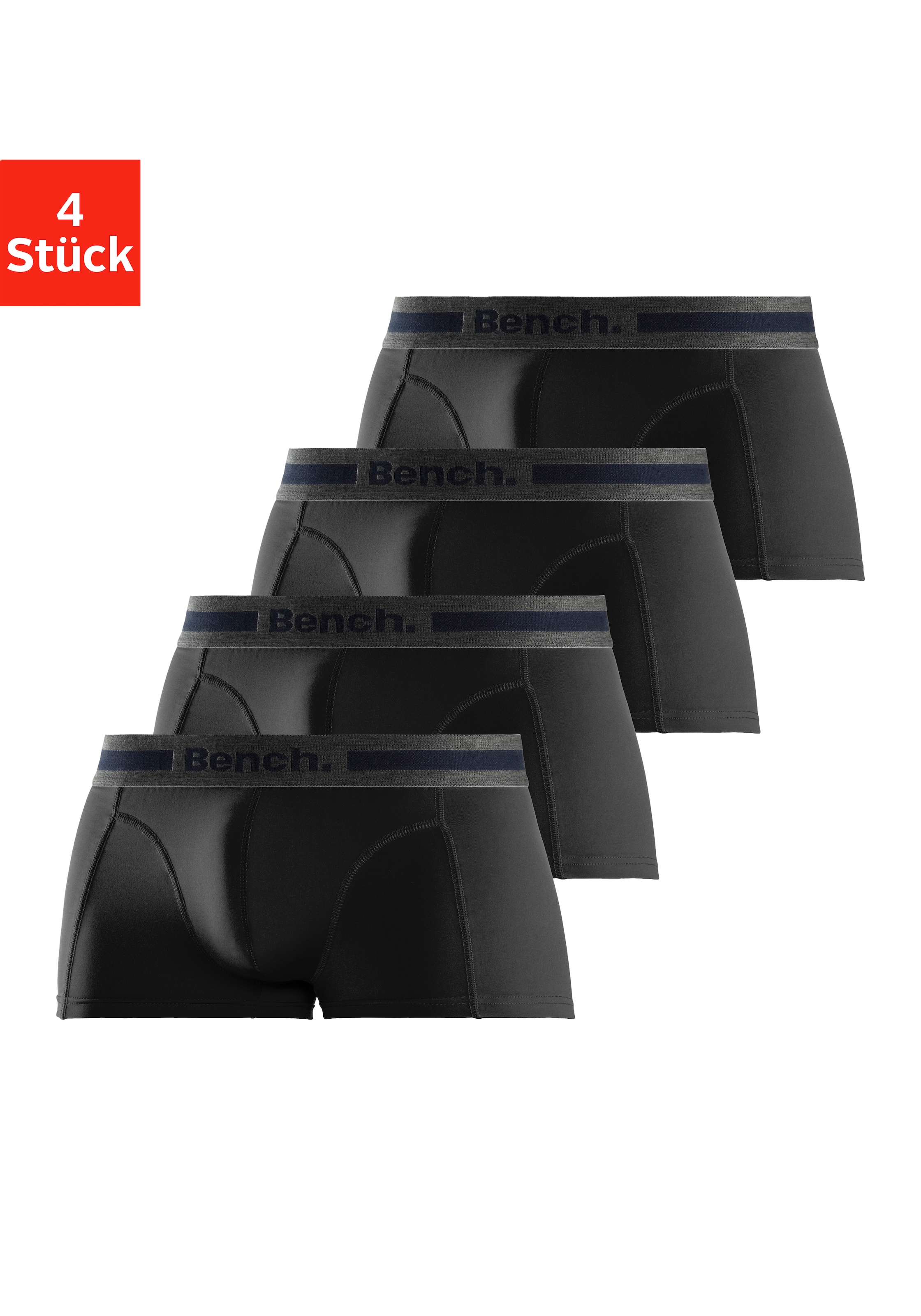 Bench. Funktionsboxer "Boxershorts für Herren", (Packung, 4 St.), Unterhose günstig online kaufen