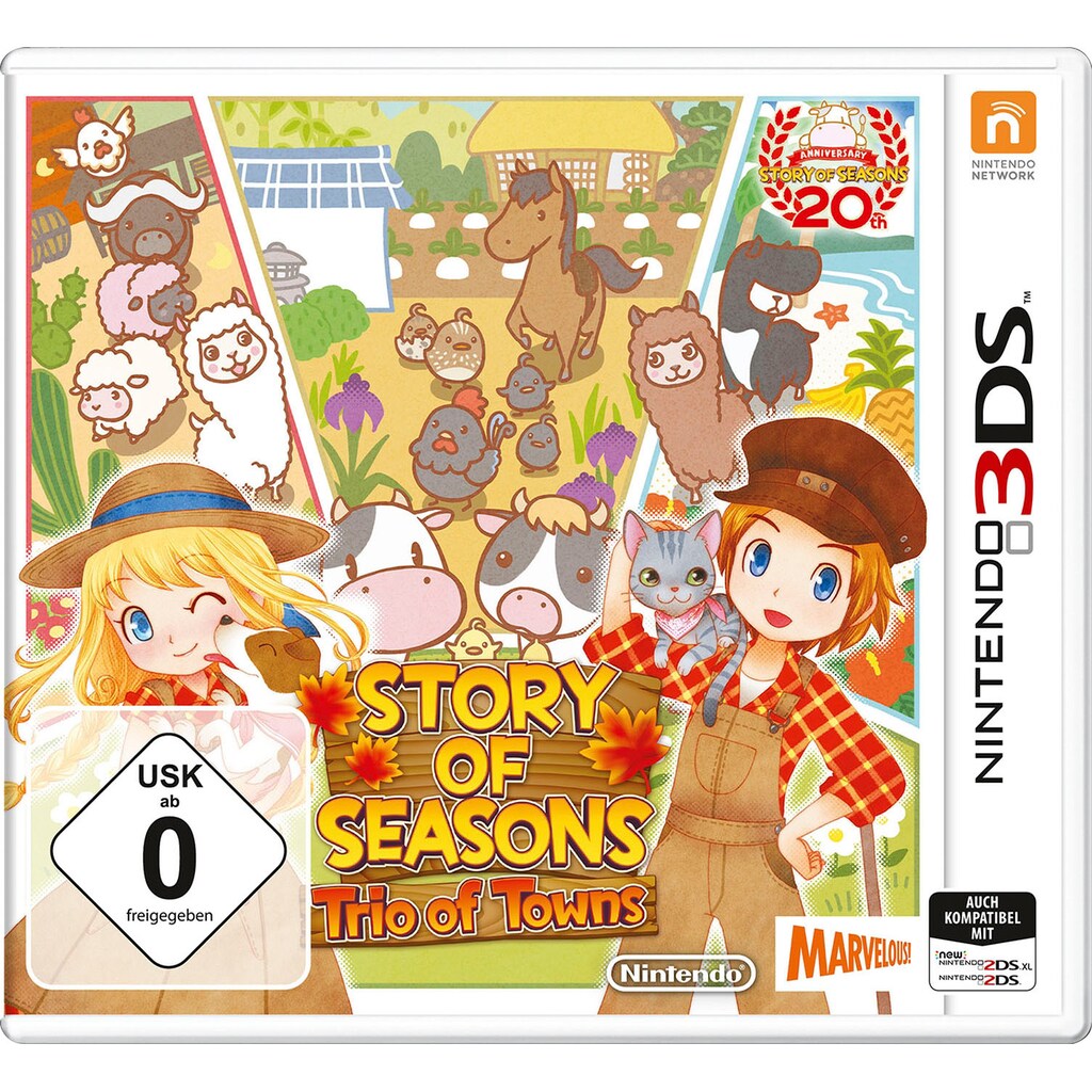 Nintendo 3DS Spielesoftware »Story Of Seasons Trio Of Towns«, Nintendo 3DS